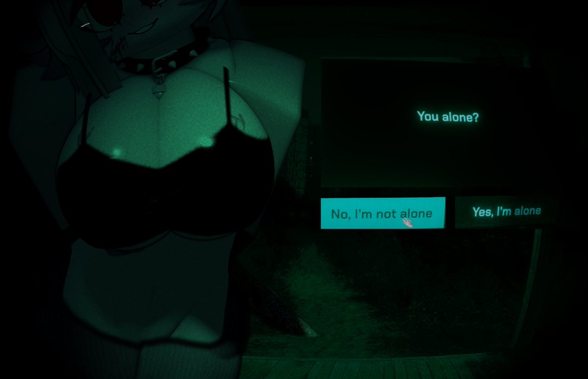 1girls, 3d, big breasts, breasts, collar, female, l1ztroy, no, i'm not a human, no, i'm not a human (meme), roblox, robloxian, source request, tagme, tall, white hair