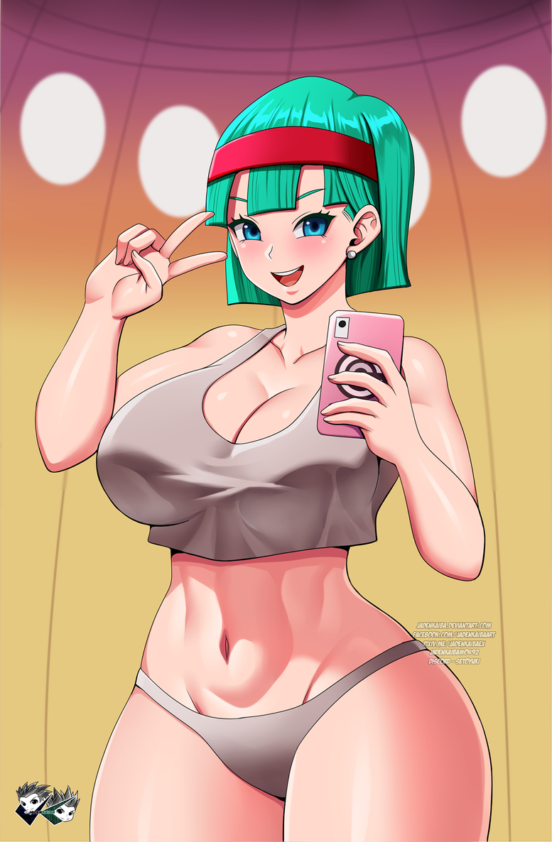 1girls, anime, big ass, big breasts, big thighs, breasts, bulma, bulma (freeza saga), bulma (namek saga), bulma briefs, dragon ball, dragon ball z, female, female only, jadenkaiba, milf, short hair, solo, solo female, solo focus, tagme, underwear, voluptuous