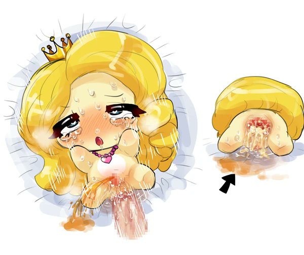 anal anal_sex blonde_hair catch!_teenieping crown cub ladyping lolita necklace peeing princess squirting yellow_body