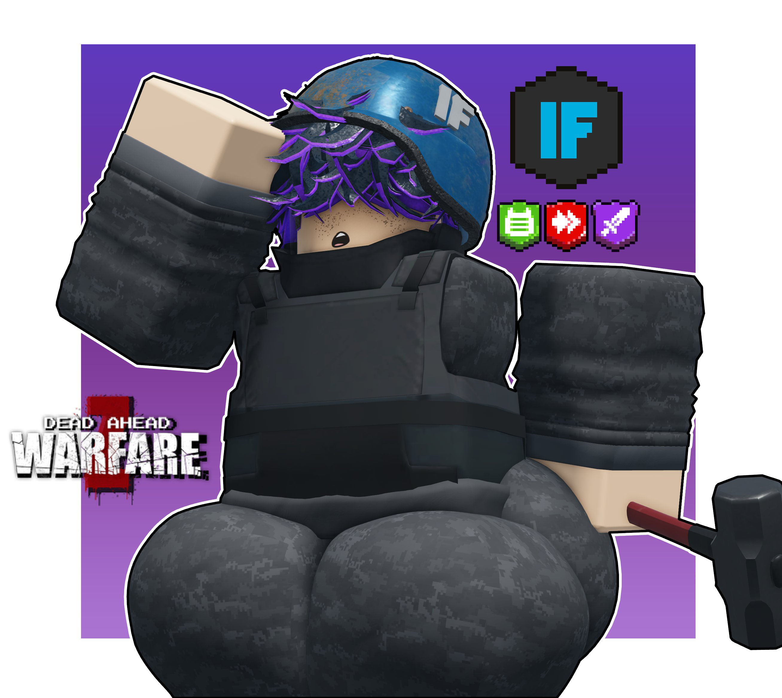 1boy, 3d, 3d (artwork), 3d background, 3d model, 3d render, ass, ass bigger than head, ass focus, background, big ass, big butt, big thighs, blender, blender (artwork), blender (software), blue hair, bubble butt, bulletproof vest, butt focus, caffinatedbuns, clothed, clothed male, clothes, clothing, curvaceous, curvaceous figure, curves, curvy, curvy body, curvy figure, curvy hips, curvy male, curvy thighs, dead ahead, enormous ass, enormous butt, enormous thighs, fan character, femboy, freckles, freckles on face, helmet, helmet only, huge ass, huge butt, huge thighs, kayden (caffinatedbuns), light skin, light-skinned male, looking away, male, male focus, male only, massive ass, massive butt, massive thighs, military, military boots, military clothing, military hat, military helmet, military pants, military uniform, original, original character, pants, roblox, robloxian, round ass, round butt, short hair, solo, solo focus, solo male, standing, thick, thick ass, thick butt, thick legs, thick thighs