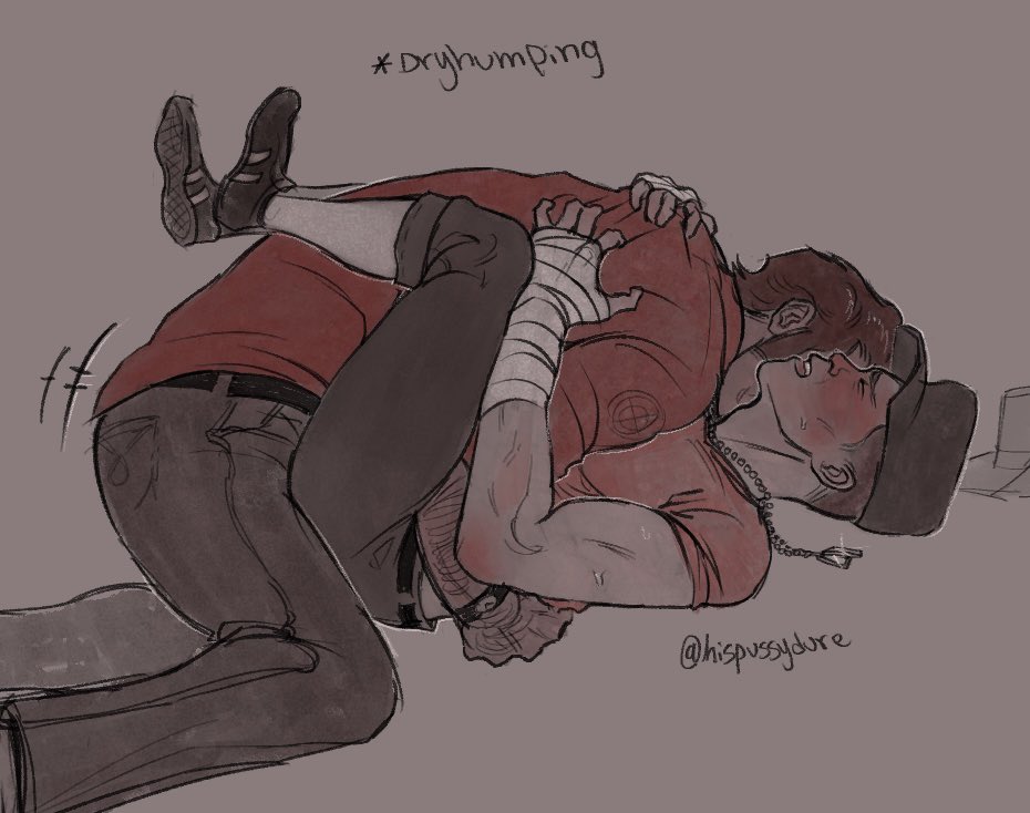 blush, clothed, clothed sex, dry humping, gay, grinding, grinding through clothes, hispussydure, holding partner, humping, male, male only, scout (team fortress 2), size difference, sniper (team fortress 2), team fortress 2, twink, yaoi