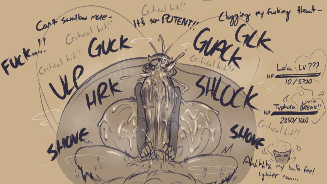 bbw, big breasts, big penis, breasts, cleavage, cum, female, furry, huge breasts, huge cock, hyper penis, lola (xytora), male, nipples, overweight, penis, pheromosa, pokemon, pokemon (species), tagme, thick thighs, typhlosion, weight gain, wide hips, xytora