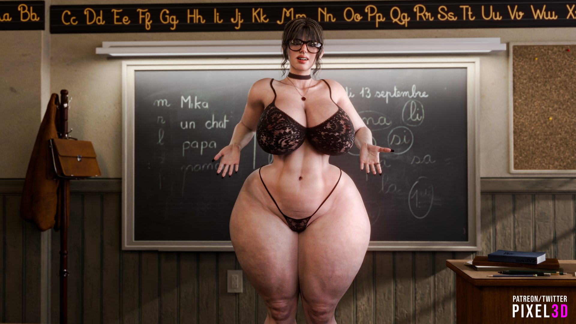 1girls, 3d, ass, ass bigger than head, big ass, big breasts, big thighs, breasts, breasts bigger than head, bust, busty, chest, curvaceous, curvy, curvy figure, enormous ass, enormous thighs, female, female only, gigantic ass, gigantic thighs, goth, goth girl, hips, huge ass, huge breasts, huge thighs, hyper ass, hyper thighs, large ass, large breasts, large thighs, legs, massive ass, massive thighs, mature, mature female, original, original character, pixel3d, slim waist, solo, solo female, teacher, thick, thick hips, thick legs, thick thighs, thighs, thighs bigger than head, voluptuous, waist, wide hips, wide thighs