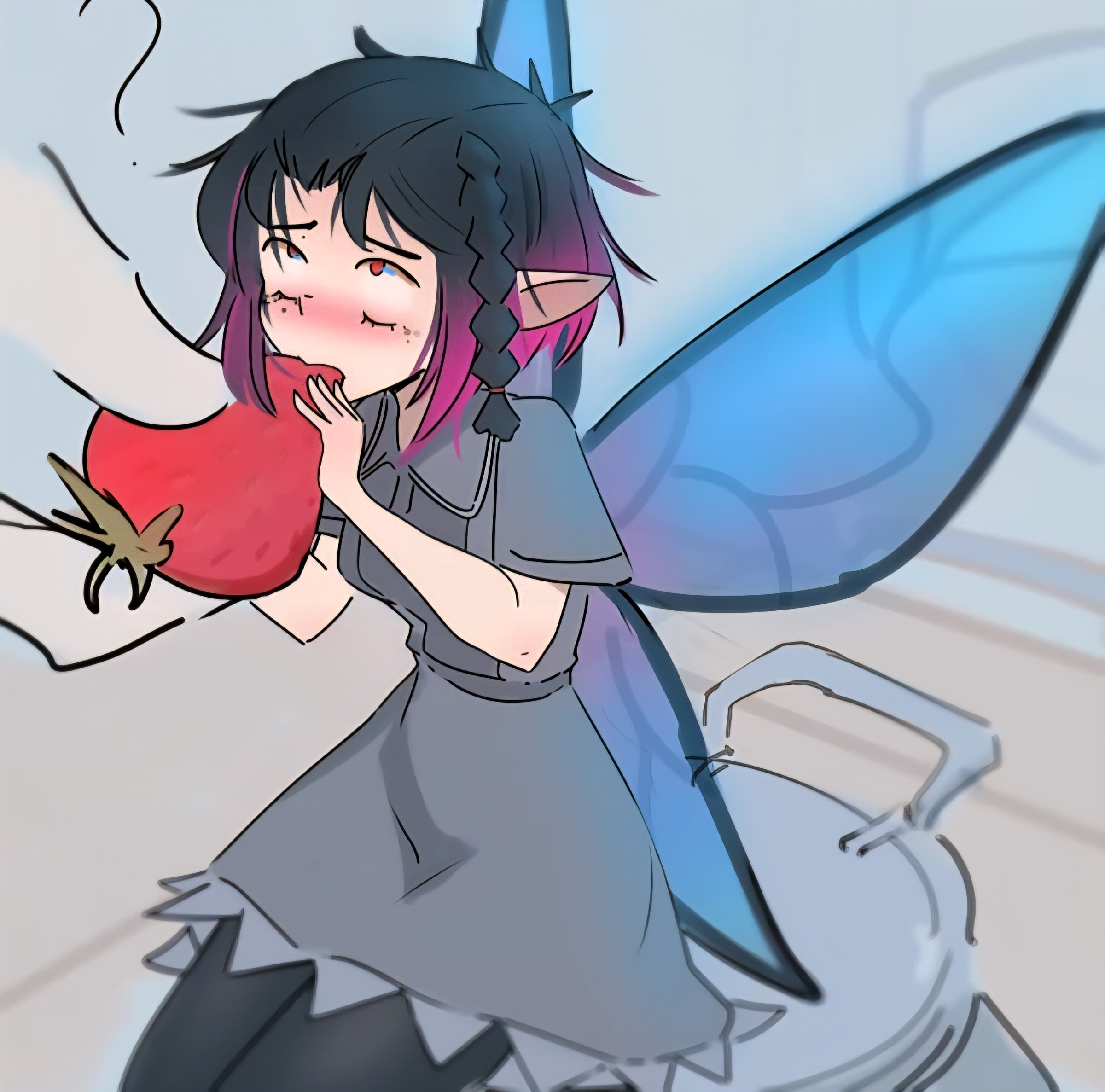 2d, fairy, fairy wings, female, micro female, nradiowave, tagme