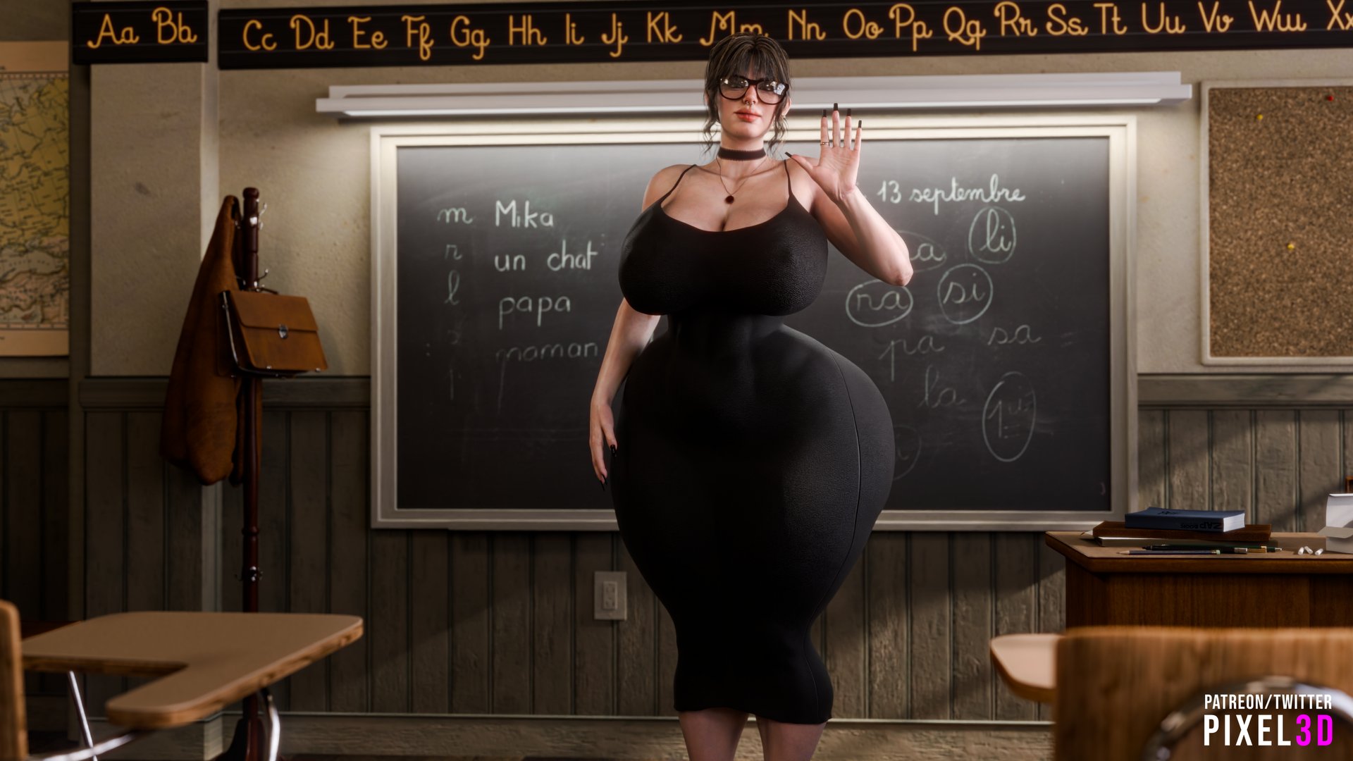 1girls, 3d, ass, ass bigger than head, big ass, big breasts, big thighs, black dress, breasts, breasts bigger than head, bust, busty, chest, curvaceous, curvy, curvy figure, dress, enormous ass, enormous thighs, female, female only, gigantic ass, gigantic thighs, goth, goth girl, hips, huge ass, huge breasts, huge thighs, hyper ass, hyper thighs, large ass, large breasts, large thighs, legs, massive ass, massive thighs, mature, mature female, pixel3d, slim waist, solo, solo female, teacher, thick, thick hips, thick legs, thick thighs, thighs, thighs bigger than head, voluptuous, waist, wide hips, wide thighs