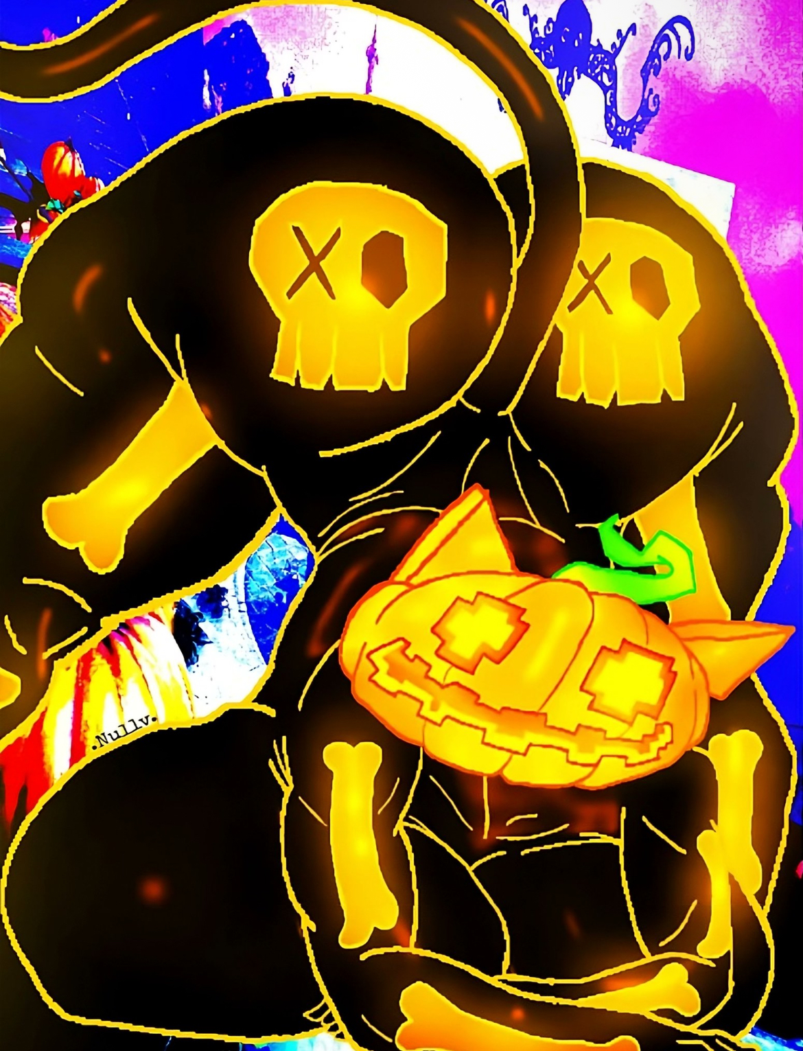 ass, big breasts, breasts, bubble butt, cat ears, cat tail, catgirl, dat ass, fat ass, female, fortnite, fortnite: battle royale, jack-o pose, psych0nutz, pumpkin head, skullvert, spice (fortnite), tagme