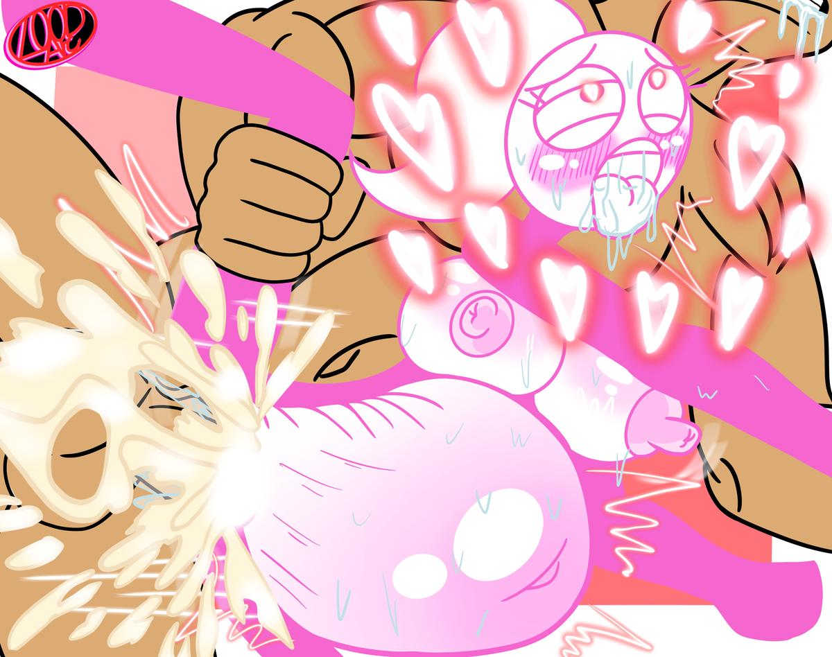 cum in pussy, cumflated belly, cumflation, dick figures, female, inflation, loodarc, pink (dick figures), pussy, stick figure, stickman, stickwoman