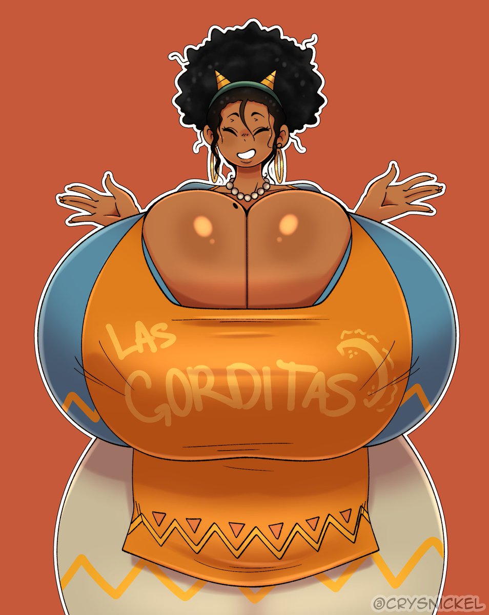 1female, 1girls, apron, bbw, bbw mom, breasts bigger than head, cleavage, cleavage overflow, crysnickel, female, female only, gigantic breasts, kombucha (spicyfuse), large breasts, las gorditas, milf, mommy, mother, solo female, tagme, voluptuous