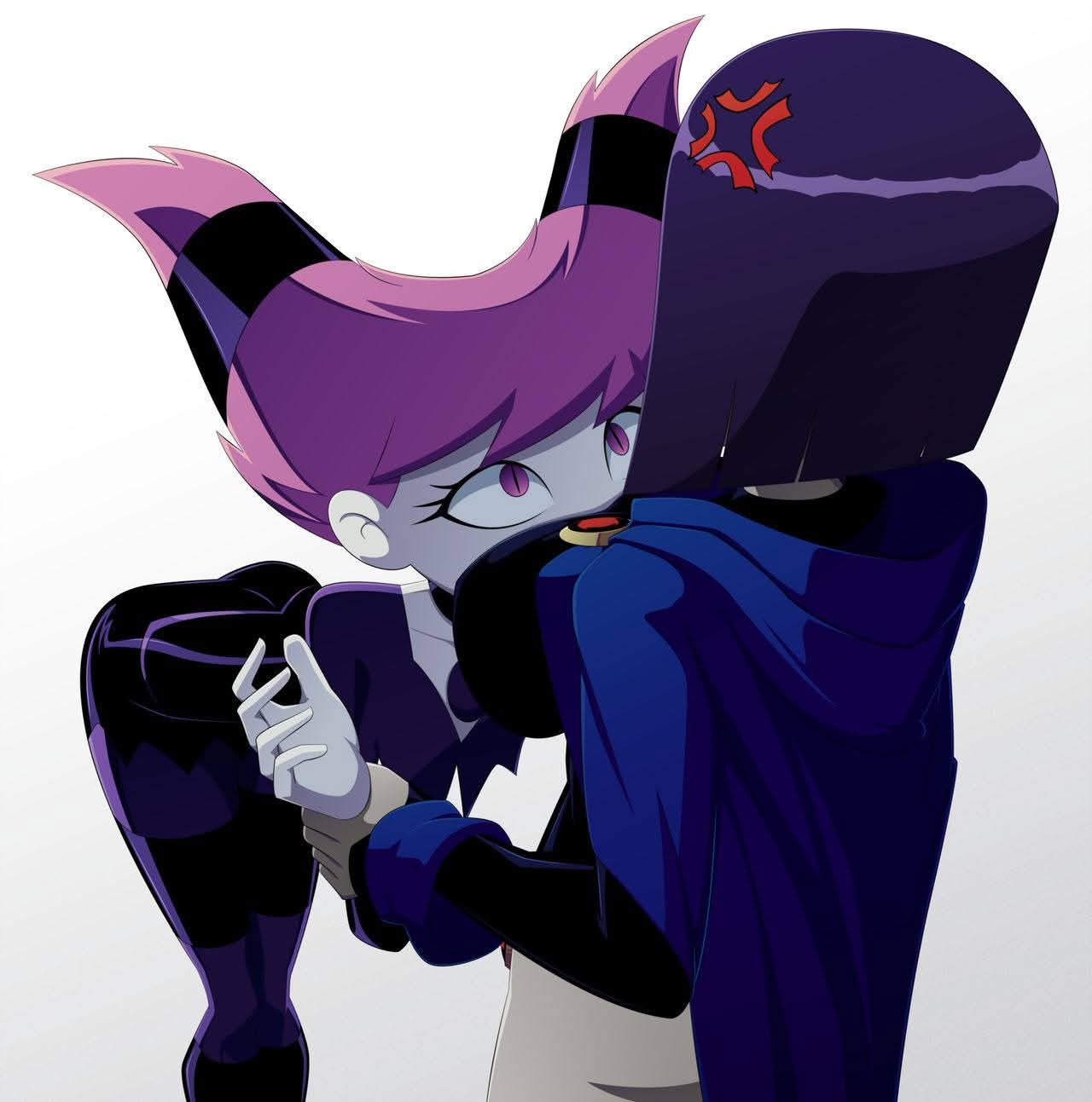 ass, big ass, big breasts, breasts, dc, dc comics, female, hero, pink hair, purple hair, raven, raven (dc), ravenravenraven, teen titans, villain, yuri