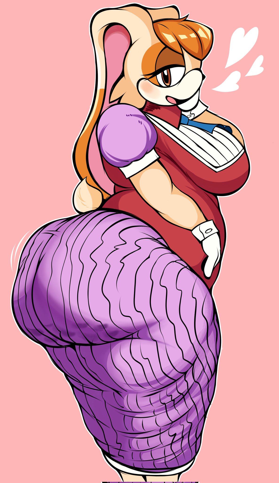 1girls, anthro, anthro focus, anthro only, ass, ass focus, bbw, bedroom eyes, belly, big ass, big breasts, big butt, bottom heavy, breasts, brown eyes, brown hair, bubble ass, bubble butt, bunny ears, bunny girl, busty, cellulite, chubby, chubby belly, chubby female, curvaceous, curvy, curvy female, curvy figure, eyelashes, fat ass, female, female focus, female only, fur, gabessecretcave, gloves, half-closed eyes, heart, hearts around head, hi res, high resolution, highres, huge ass, huge butt, humanoid, lagomorph, lagomorph humanoid, large ass, large breasts, long eyelashes, mature, mature female, milf, narrowed eyes, orange hair, rabbit, rabbit ears, rabbit humanoid, rabbit tail, sega, side view, sideboob, skirt, smile, smiling, solo, solo female, solo focus, sonic (series), sonic the hedgehog (series), spoken heart, stomach, tagme, tail, thick ass, thick thighs, thighs, vanilla the rabbit, voluptuous, voluptuous female, white gloves