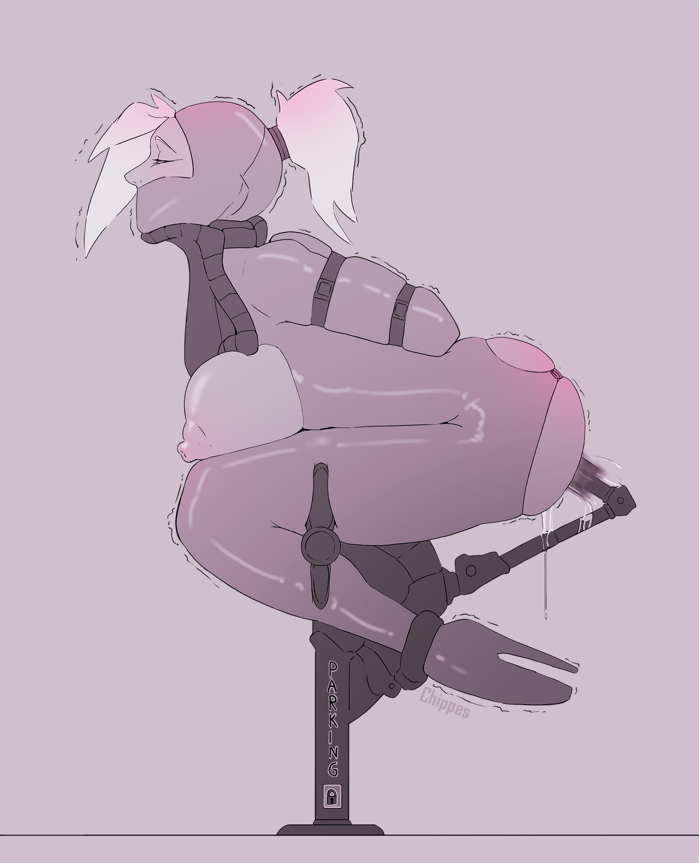 1girls, arms behind back, ballet boots, ballet heels, bondage, bound, bound arms, chippes, female, female only, femsub, high heels, mercy, overwatch, reverse prayer, stationary restraints, very high heels