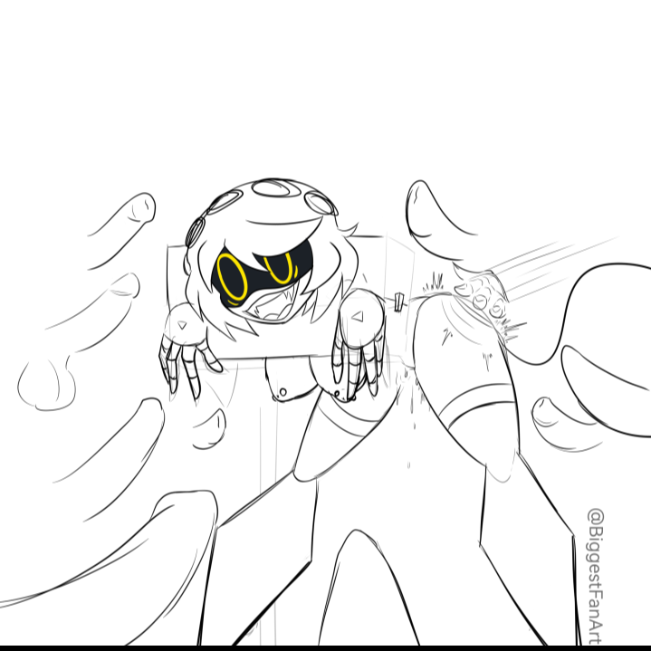 biggestfanart, female, inevitable rape, inevitable sex, male, male/female, murder drones, robot, robot girl, tagme, v (murder drones)