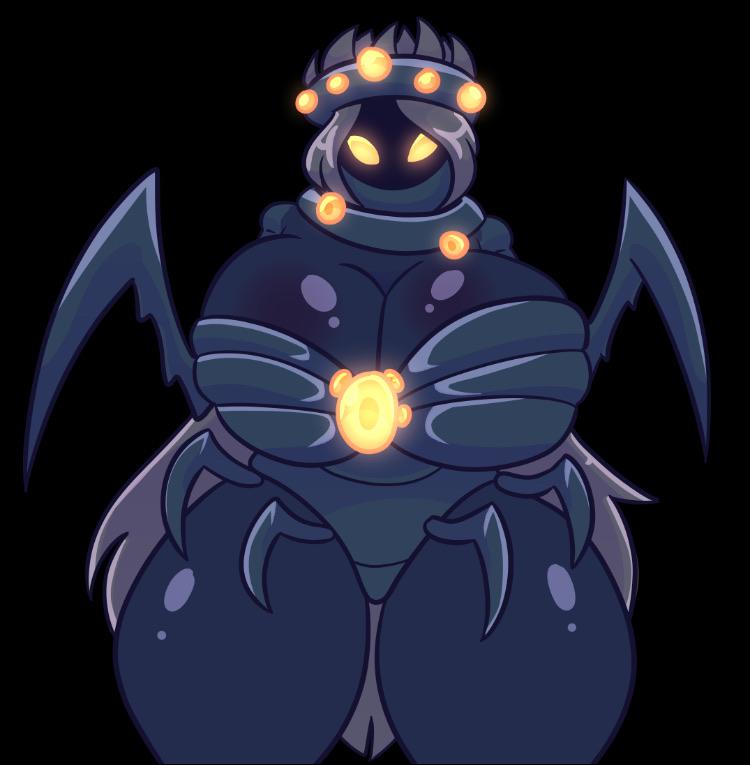 big_breasts big_hips glowing_eyes mawlek oddly_bally wide_hips