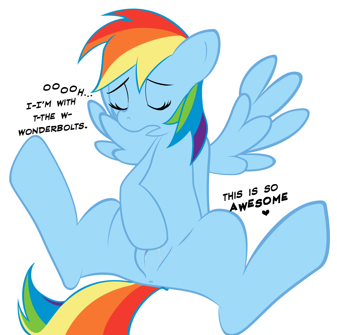 anus equine female friendship_is_magic haiku_oezu horse mammal masturbation my_little_pony nude pegasus pony pussy pussy_juice rainbow_dash_(mlp) solo straight_hair wings