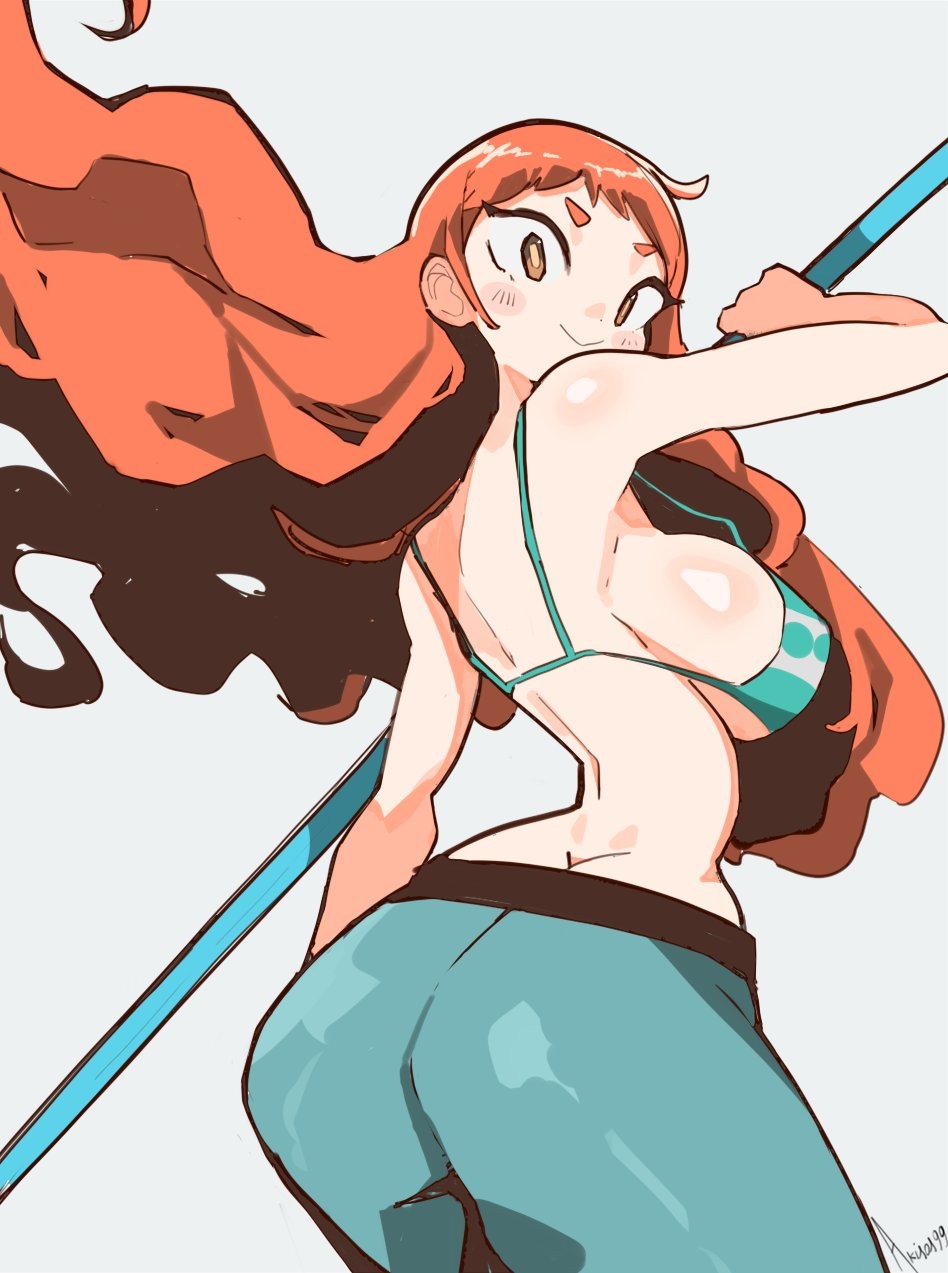 1girls, 2d, 2d (artwork), 2d artwork, adult, adult female, akisas99, anime, anime character, arm tattoo, armpit, armpit peek, armpits, ass, ass cleavage, ass crack, back, back dimples, back shot, back view, background, behind view, below view, big boobs, big breasts, bikini, bikini bottom, bikini top, blank background, blue tattoo, breasts, busty, busty female, busty girl, butt, butt crack, confident, confident expression, confident female, confident pose, confident smile, confident stare, curvaceous, curvaceous body, curvaceous female, curvaceous figure, curvaceous hips, curvy, curvy ass, curvy body, curvy female, curvy figure, curvy hips, digital, digital art, digital drawing, digital drawing (artwork), digital media, digital media (artwork), dimples of venus, down angle, drawing, elbows, exposed, fanart, female, female focus, female only, female protagonist, from back, from behind, from behind angle, from behind view, from below, from below view, ginger, ginger hair, green bikini, green bikini bottom, green bikini top, green swimsuit, green swimwear, hairless armpits, half naked, half nude, head tilt, hourglass figure, huge boobs, huge breasts, inframammary fold, large boobs, large breasts, lean figure, long hair, looking at viewer, looking back, looking back at viewer, low angle, low angle view, low-angle shot, low-angle view, lower body out of frame, main character, manga character, mature, mature female, median furrow, monotone background, naked, naked female, naked woman, nami (one piece), narrow waist, nipple bulge, nude, nude female, nudity, one color background, one piece, one piece: fishman island arc, orange eyebrows, orange eyes, orange hair, orange hair female, orange-eyed female, orange-haired female, partially undressed, plain background, plump breasts, portrait, post-timeskip, protagonist, rear view, semi nude, shaved armpits, shonen jump, shoulders, shueisha, sideboob, slender body, slender waist, slim female, slim waist, smooth armpits, solid color background, solo, standing, striped bikini, striped bikini bottom, striped bikini top, striped swimsuit, striped swimwear, swimsuit, swimwear, tattoo, tattoo on arm, tattooed arm, thighs, three quarter view, three-quarter view, tilted head, toei animation, top view, under view, underboob, upper body, wavy hair, weekly shonen jump, white background, white bikini, white bikini bottom, white bikini top, white swimsuit, white swimwear, wide hips