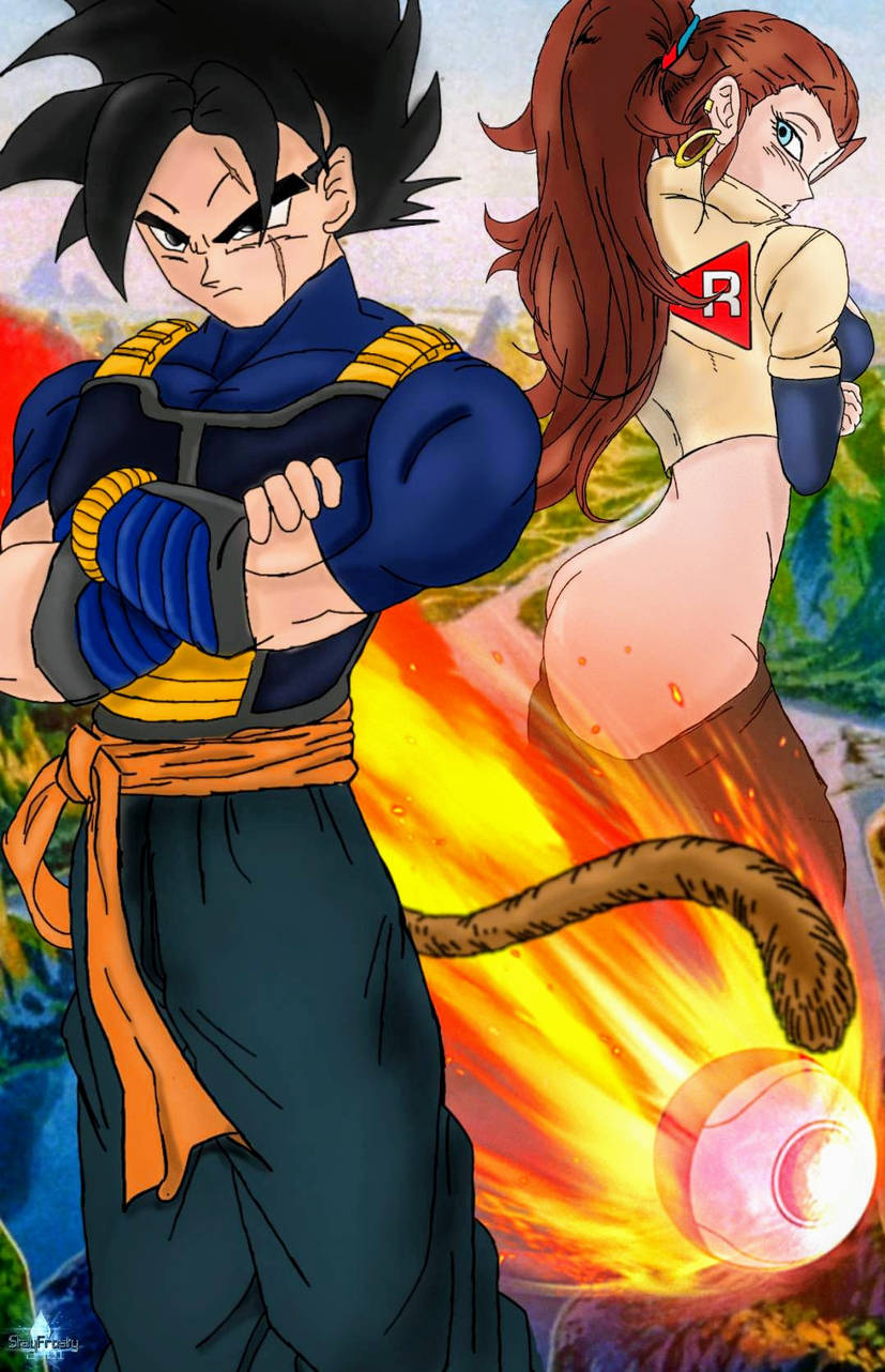 1boy 1girls 2019 alien_humanoid alien_look_like_human alien_pod android android_21 android_21_(human) android_girl arms_crossed artist_logo artist_name ass ass_cheeks ass_crack ass_focus asscheeks asscrack black_hair black_hair_male blue_eyes blue_eyes_female blue_shirt blush blush_lines blushing blushing_at_another blushing_female brown_hair brown_hair_female brown_ponytail bubble_ass bubble_butt butt_cheeks butt_crack butt_focus clothed clothed_female clothed_male_clothed_female clothing crossed_arms curvaceous curvaceous_ass curvaceous_body curvaceous_female curvaceous_figure curvaceous_hips curvaceous_thighs curvy curvy_ass curvy_body curvy_female curvy_figure curvy_hips curvy_thighs digital_art digital_drawing_(artwork) digital_media digital_media_(artwork) dragon_ball dragon_ball_fighterz dragon_ball_xenoverse earrings earrings_only female grey_pants hair hair_over_one_eye long_hair long_hair_female long_ponytail looking_at_another looking_back looking_back_at_another male messy messy_hair mountain mountains muscles muscular muscular_arms muscular_male orange_belt original original_character outdoors pants pants_down pod ponytail ponytail_(hair) ponytail_female red_ribbon_army red_ribbon_army_symbol saiyan saiyan_armor saiyan_male saiyan_oc saiyan_pod saiyan_tail scar scar_across_eye scar_on_face shiny shiny_ass shiny_breasts shiny_butt shiny_clothes shiny_hair shiny_skin shiny_thighs spiky_hair stayfrosty2401 stern stern_expression stern_look tagme thigh_gap thigh_highs thighhighs thighs valley voluptuous voluptuous_female watermark