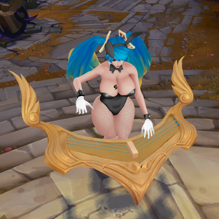 1girls abdomera female league_of_legends ninfrock queen_of_spades screenshot sona_buvelle