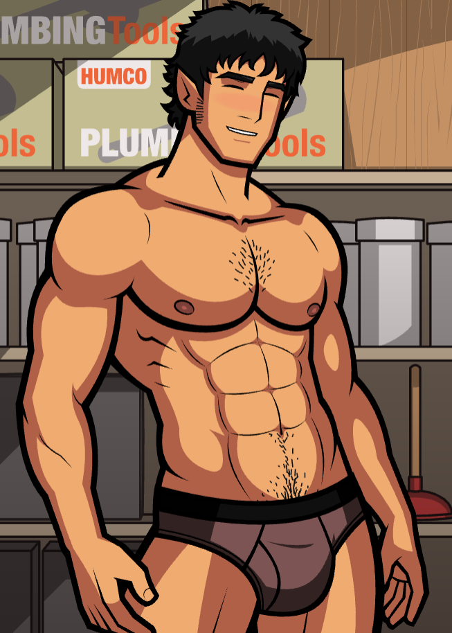 bara bulge monthly_manful shirtless solo_male