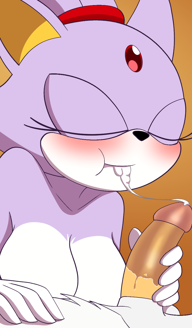 1boy blaze_the_cat cum cum_in_mouth cum_swallow male oral_sex penis post_orgasm princess silver_the_hedgehog sonic_(series) sonic_the_hedgehog_(series)