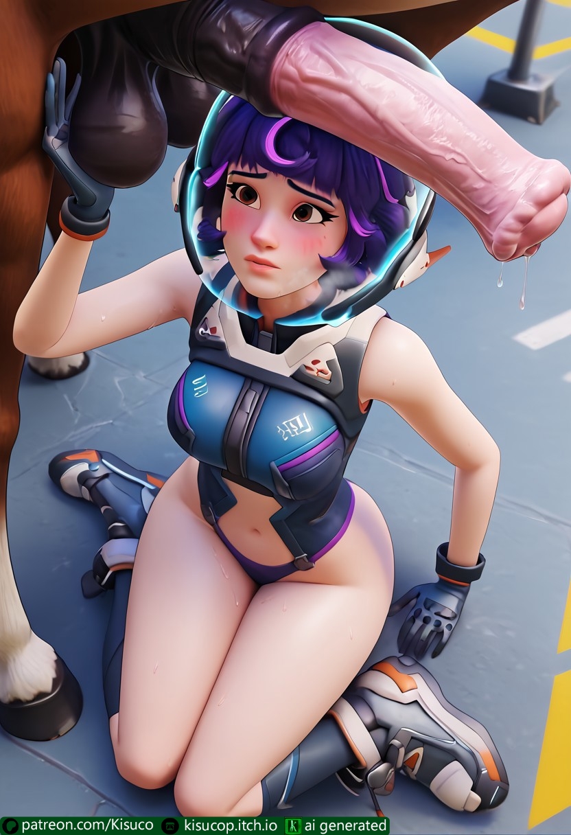 1boy 1girls absurdly_large_cock ai_generated cock_worship embarrassed_female equine equine_penis feral_on_female flaccid_penis fully_clothed heavy_balls heavy_penis horse horse_penis horsecock huge_cock human imminent_oral juno_(overwatch) kisuco overwatch overwatch_2 penis_on_face selfie shy space stinky_penis suprised_look veiny_penis zoophilia