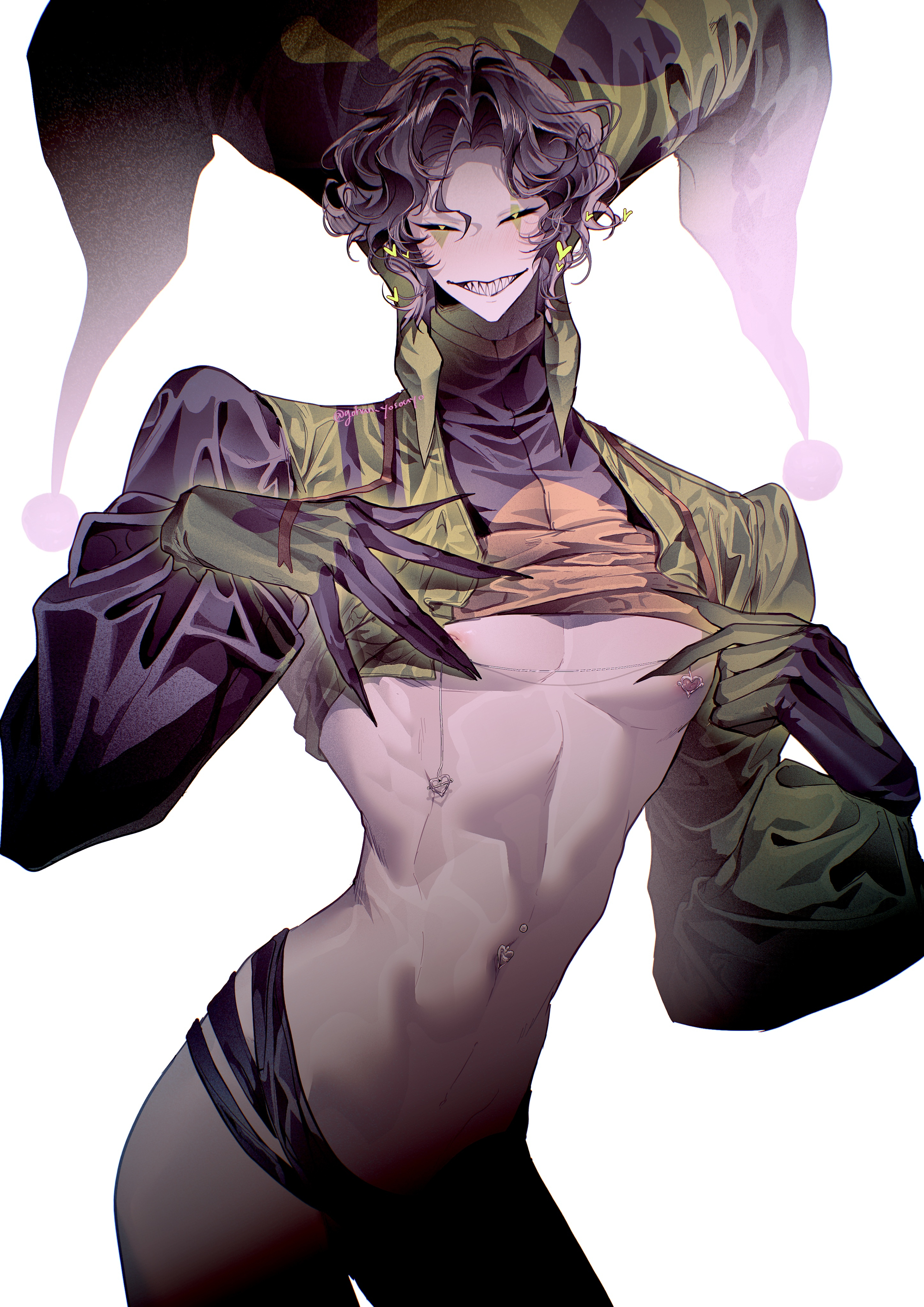 1boy, gohan yosouyo, harlequin (the freak circus), male only, solo, tagme, the freak circus