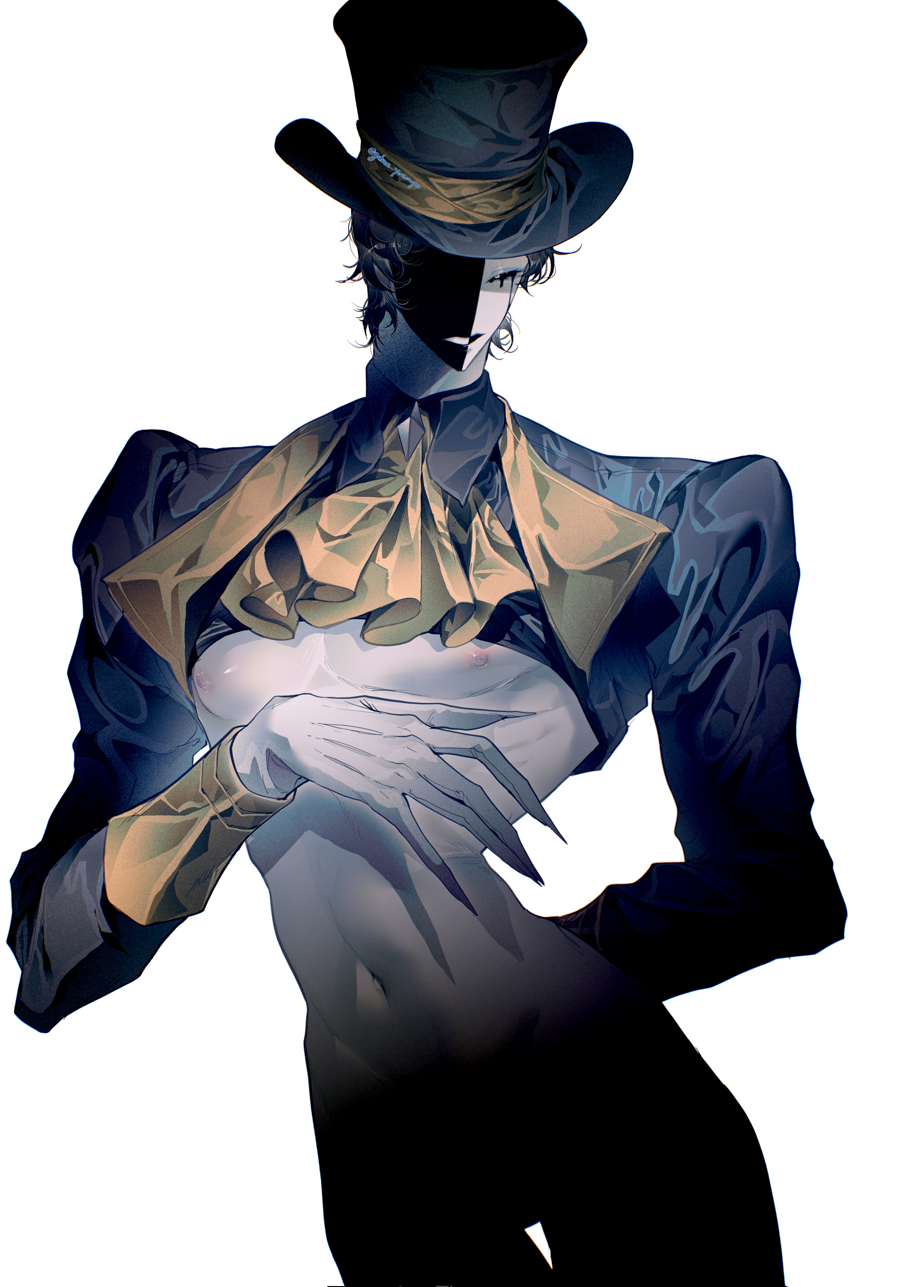 1boy, gohan yosouyo, male only, skinny, solo, tagme, the freak circus, ticket taker (the freak circus)
