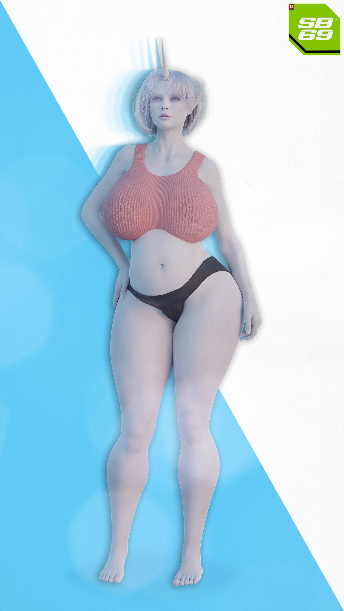 1girls 3d big_ass big_breasts big_thighs breasts bust busty curvaceous curvy curvy_figure evelyn_(saintbandit69) evelyn_harper female hips horn hourglass_figure huge_ass huge_breasts huge_thighs humanoid large_ass large_breasts large_thighs legs light-skinned_female light_skin mature mature_female original original_character pale-skinned_female pale_skin pointy_ears saintbandit69 slim_waist thick thick_hips thick_legs thick_thighs thighs top_heavy unicorn_horn unicorn_humanoid voluptuous waist white-skinned_female white_body white_hair white_skin wide_hips wide_thighs