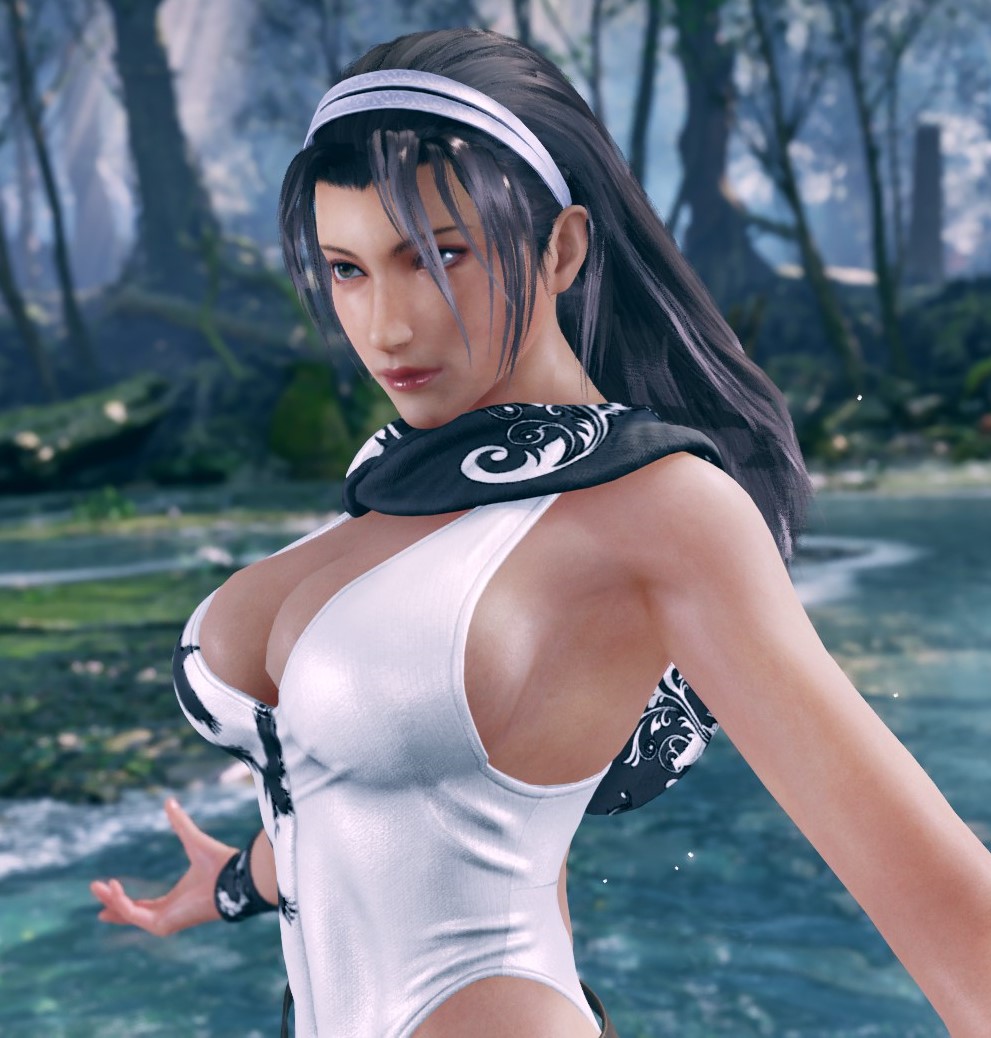 big_breasts breasts cleavage female female_only jun_kazama kazama_jun milf mod namco sideboob tekken tekken_2 tekken_8 tekken_tag_tournament tekken_tag_tournament_2