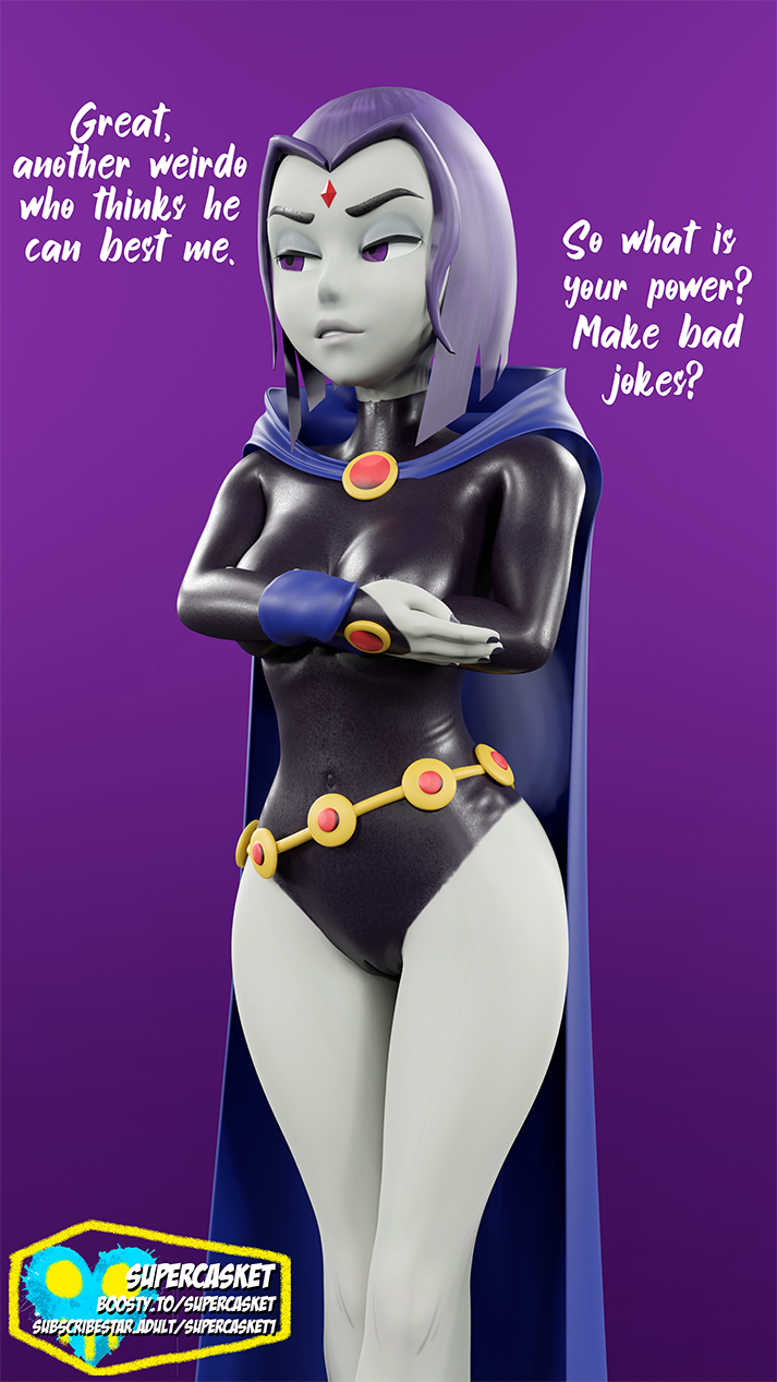 1girls 3d big_breasts breasts cambion chest curvaceous curvy curvy_figure dc dc_comics demon demon_girl female forehead_jewel half_demon hero heroine hips hourglass_figure human legs purple_hair rachel_roth raven_(dc) slim_waist supercasket teen_titans thick thick_hips thick_legs thick_thighs thighs voluptuous waist wide_hips