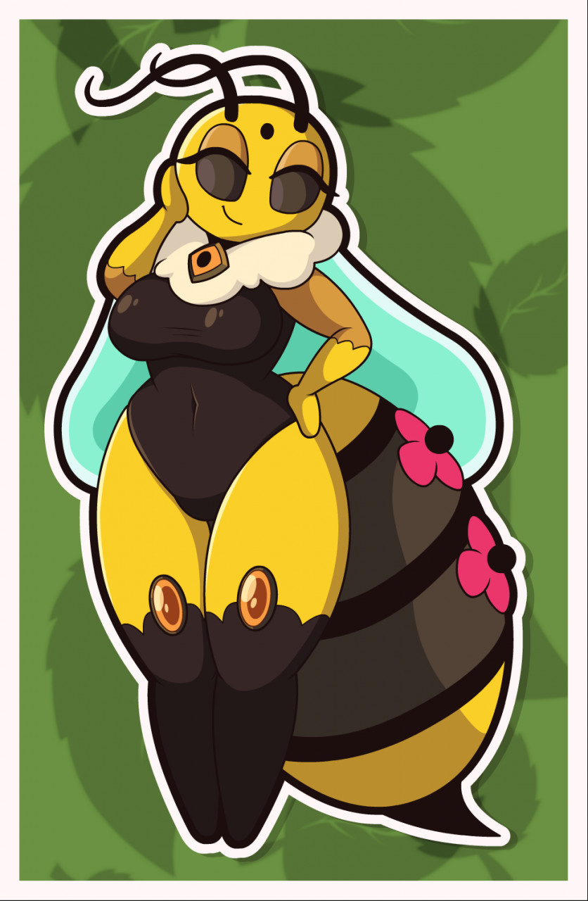 anthro bee bug bug_fables queen queen_bianca thisnameistaken yellow_body