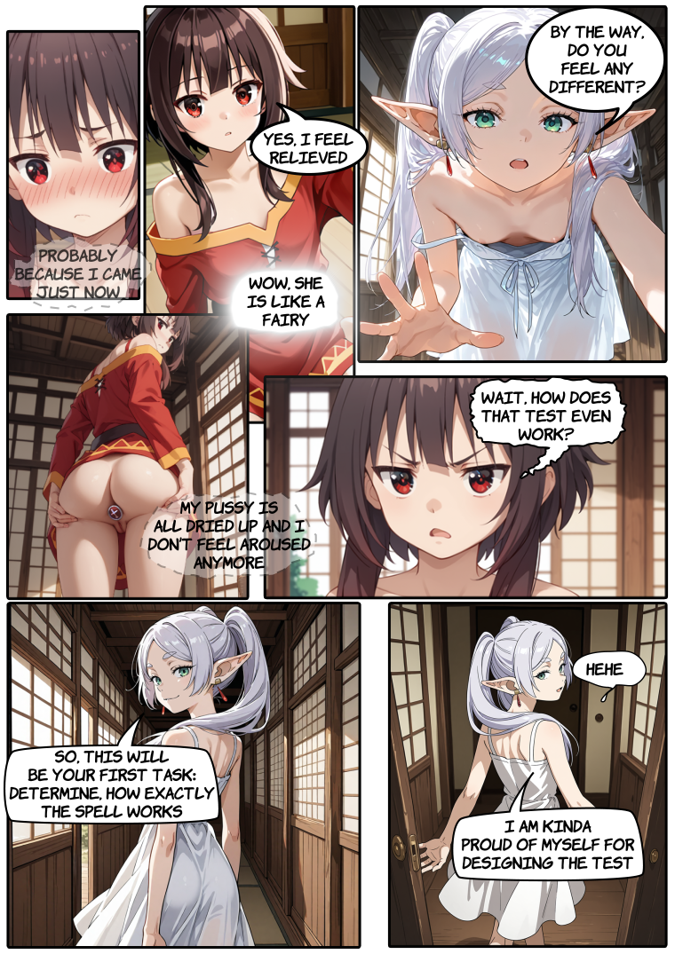 ai_generated anal_plug ass_focus ass_lift butt_plug loose_clothes manga manga_page nipples no_panties small_breasts sundress viewer_pov