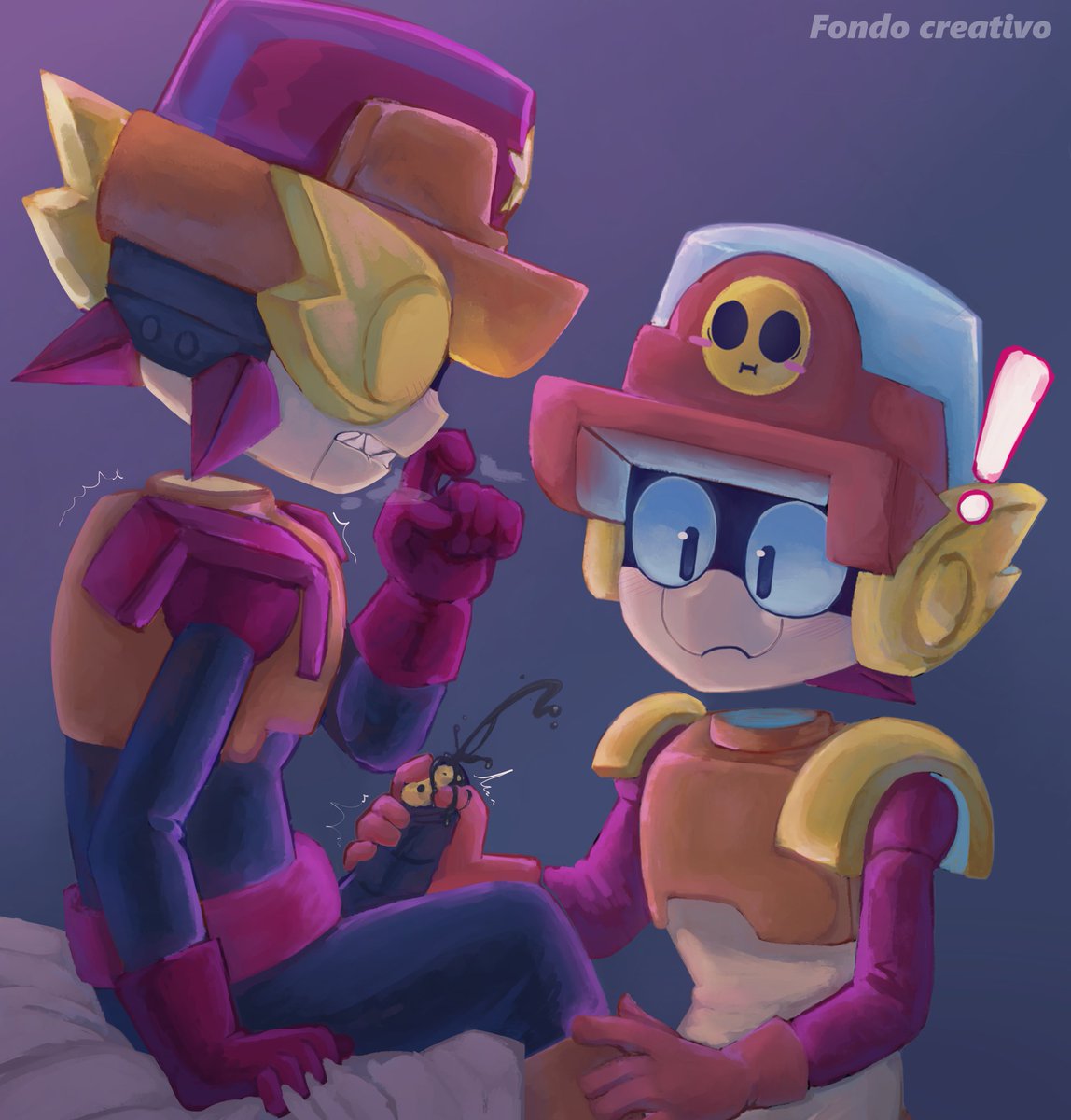 brawl_stars brother/brother brothers cop cum incest jerking_off_another jerkingoff_another larry_(brawl_stars) lawrie_(brawl_stars) male male_only oil_cum path-o robot robot_boy sitting_on_bed twins