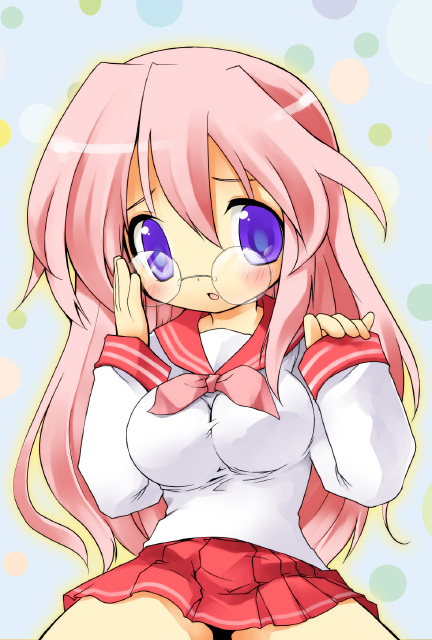 1girls artist_request lucky_star miyuki_takara tagme