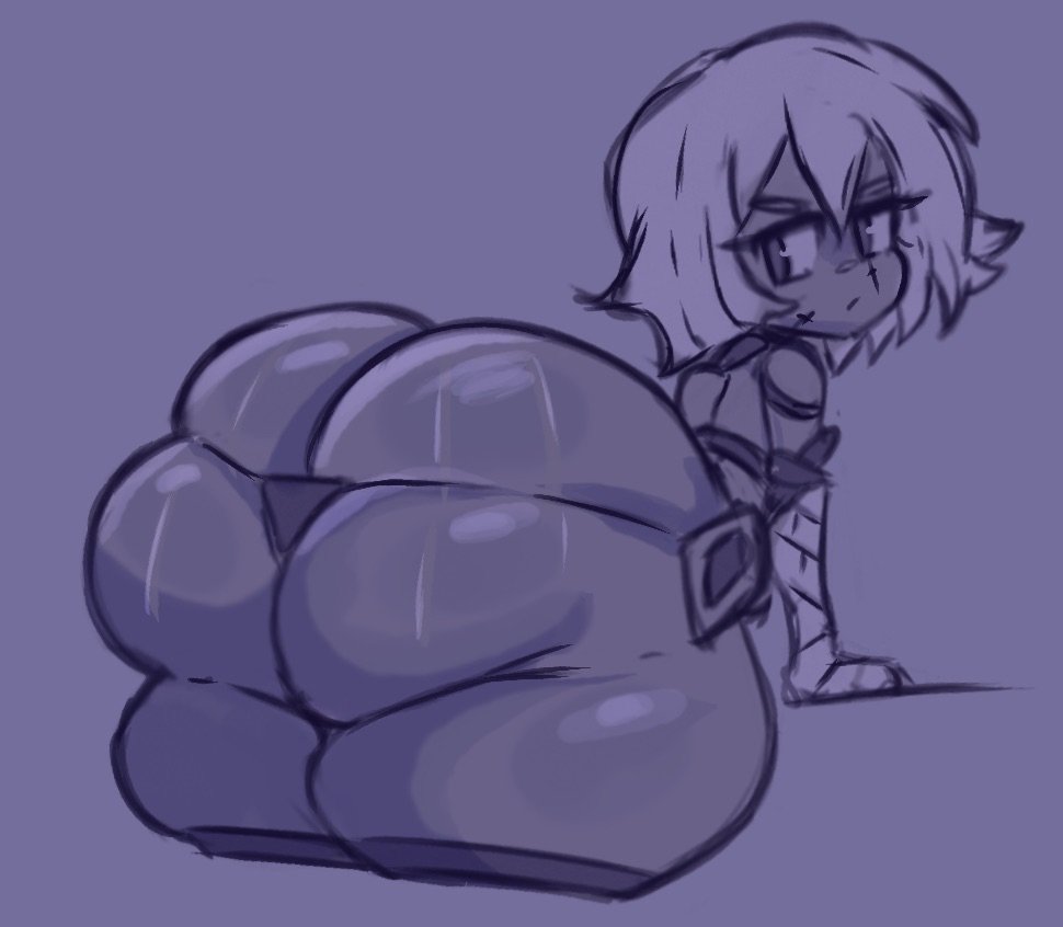 ass, ass bigger than head, ass focus, big ass, fate (series), fate/apocrypha, gigantic ass, huge ass, huge thighs, hyper ass, jack the ripper (fate/apocrypha), looking back, massive ass, notsawl, thick thighs, thigh highs, thighhighs, thighs