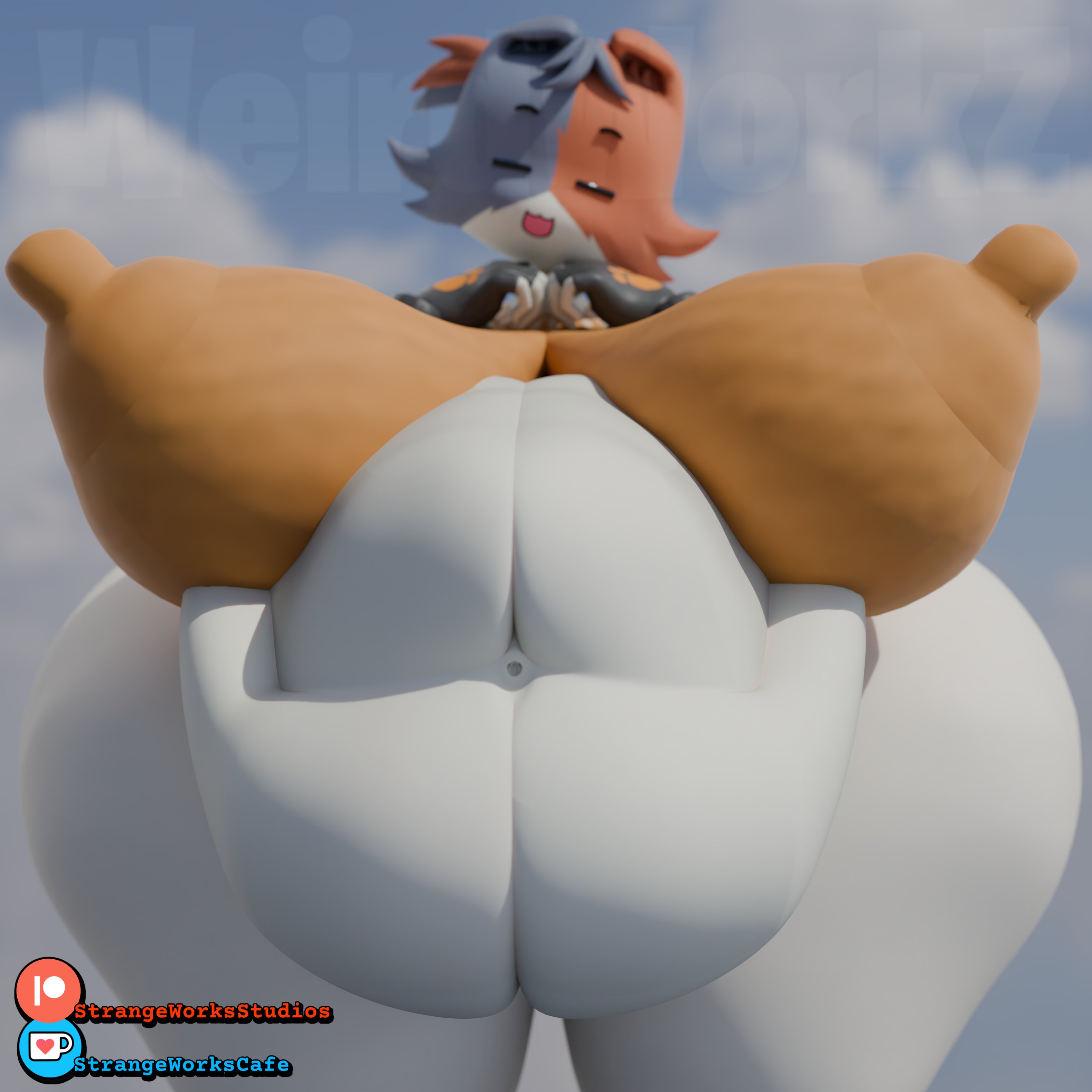 3d, after anal vore, after digestion, after vore, anal vore, ass, big ass, big breasts, big butt, breasts, calico cat, cat girl, cate meowdy (fortnite), catgirl, chubby, chubby anthro, chubby belly, chubby female, feline, feline humanoid, female, fortnite, huge ass, huge breasts, huge butt, hyper, hyper ass, hyper belly, hyper breasts, hyper thighs, implied digestion, implied vore, mrweirdworkz, pantsless, post-digestion, post-vore, predator/prey, sagging belly, vore, vore belly, weirderworkz, white fur, wide hips