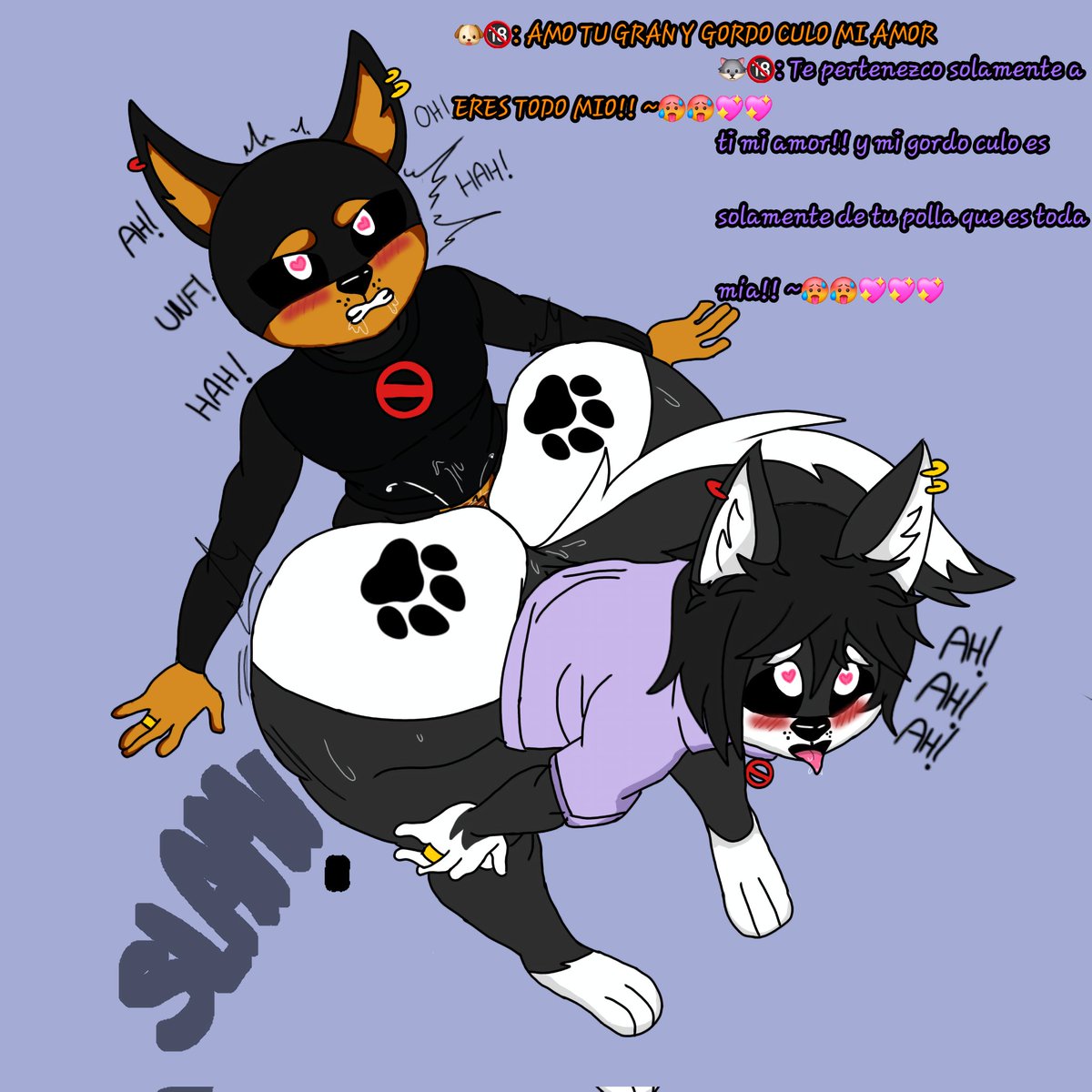 aidanfem aidanfem_(mertens_opp) anthro anthro_on_anthro anthro_only canine critters_(poppy_playtime) doggy domestic_dog furry_only no_humans poppy_playtime poppy_playtime_(chapter_3) sex smiling_critters tagme