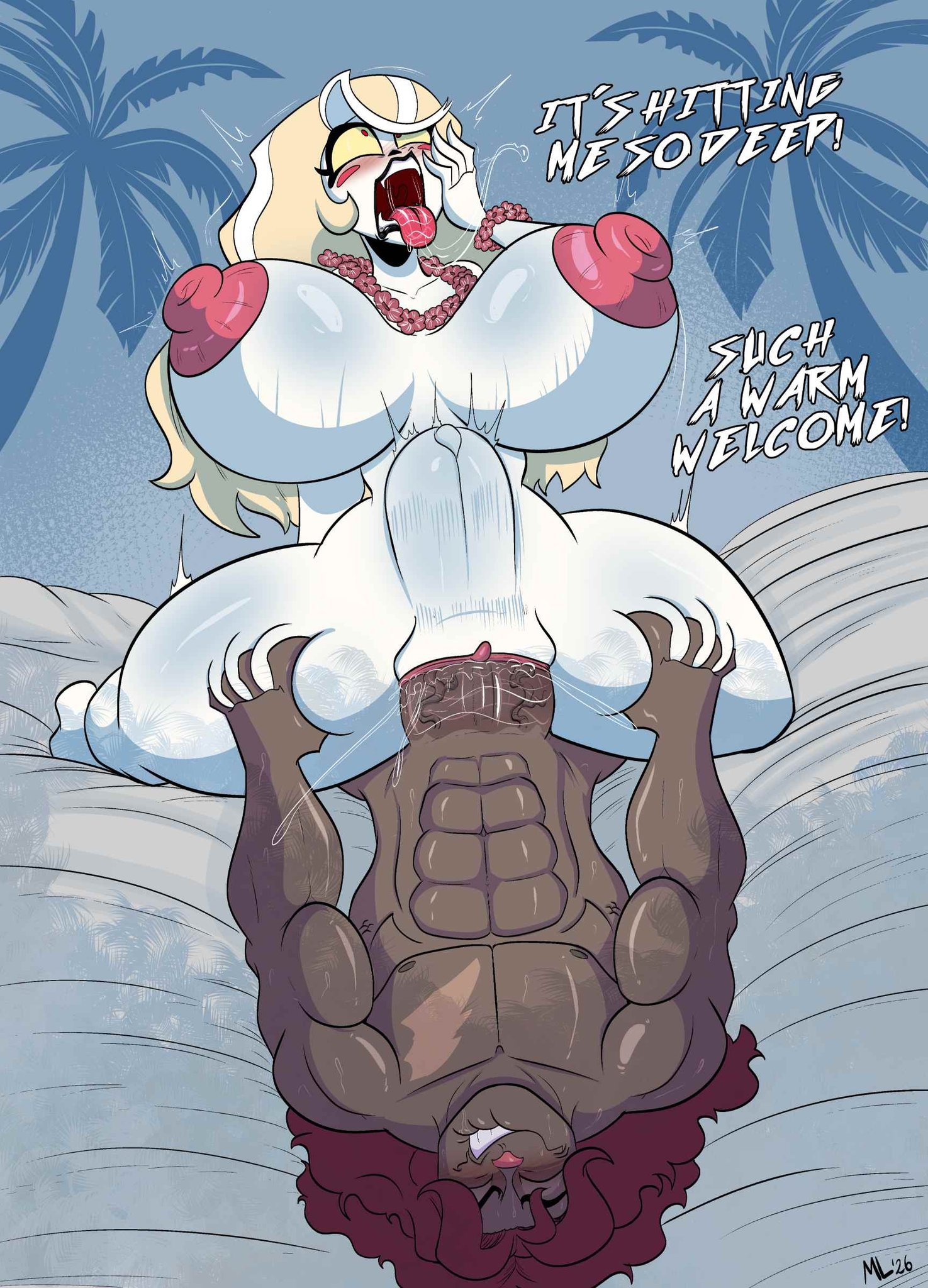 1girls, ameizing lewds, ass, big ass, big breasts, big thighs, breasts, bust, busty, charlie morningstar (hazbin hotel), chest, cowgirl position, curvaceous, curvy, curvy figure, demon, demon girl, demoness, digital media (artwork), female, female on top, girl on top, hazbin hotel, hellaverse, hips, hourglass figure, huge ass, huge breasts, humanoid, large ass, large breasts, legs, mature, mature female, on top, riding, riding penis, sex, slim waist, thick, thick hips, thick legs, thick thighs, thighs, voluptuous, waist, white body, white skin, white-skinned female, wide hips