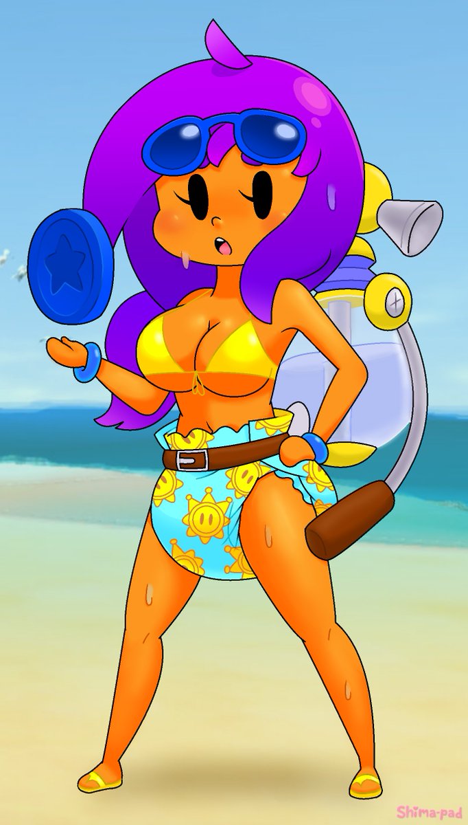 abdl bikini_top diaper diaper_fetish purple_hair shimapad super_mario_sunshine