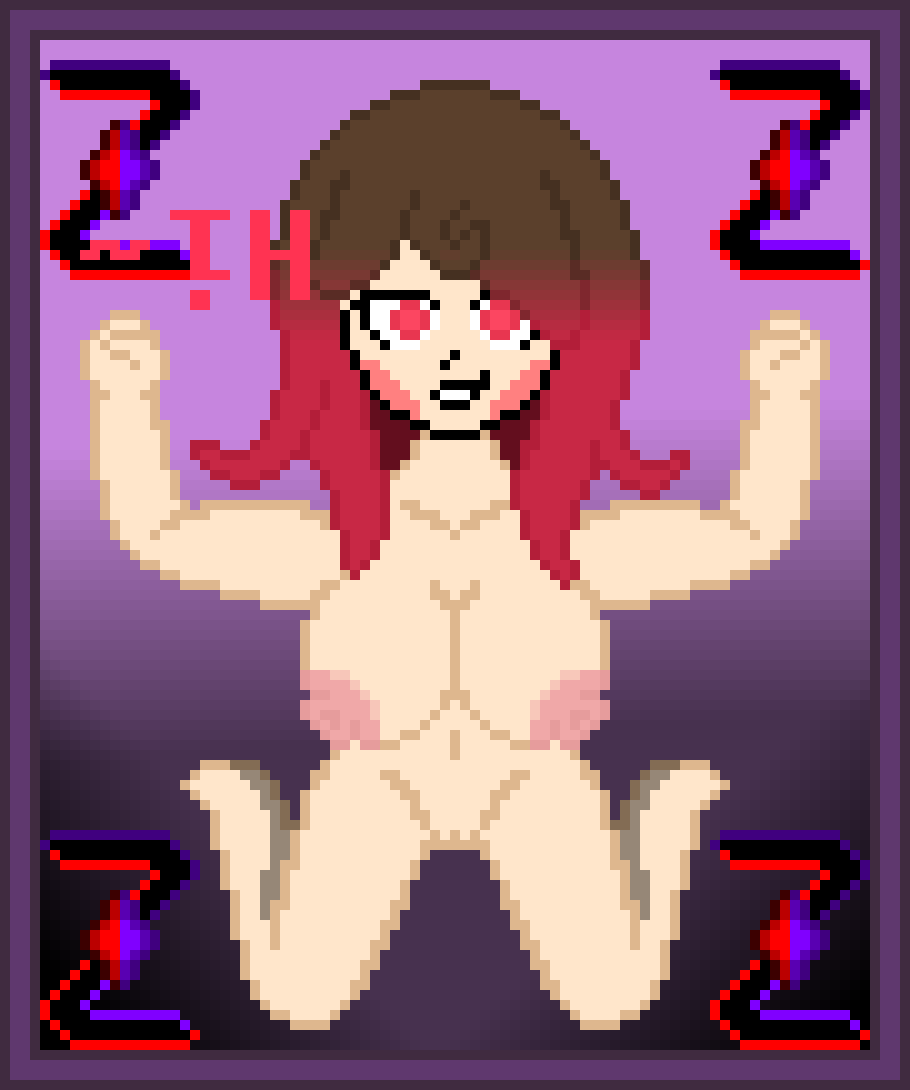 bete_noire betty_noire big_breasts big_breasts breasts glitchtale long_hair naked nipples no_clothes nude pixel pixel_art pussy z!betty zixy