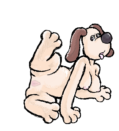 3_toes 4_fingers aardman_animations anatomically_correct animal_genitalia animal_pussy anthro arm_support big_nose biped breasts canine canine_pussy edit eyelashes female floppy_ears front_view gromit half-closed_eyes lying mammal nipples on_side open_mouth presenting presenting_pussy pussy rule_63 simple_background solo spread_legs spreading tan_skin toes tongue tongue_out toony wallace_and_gromit white_background