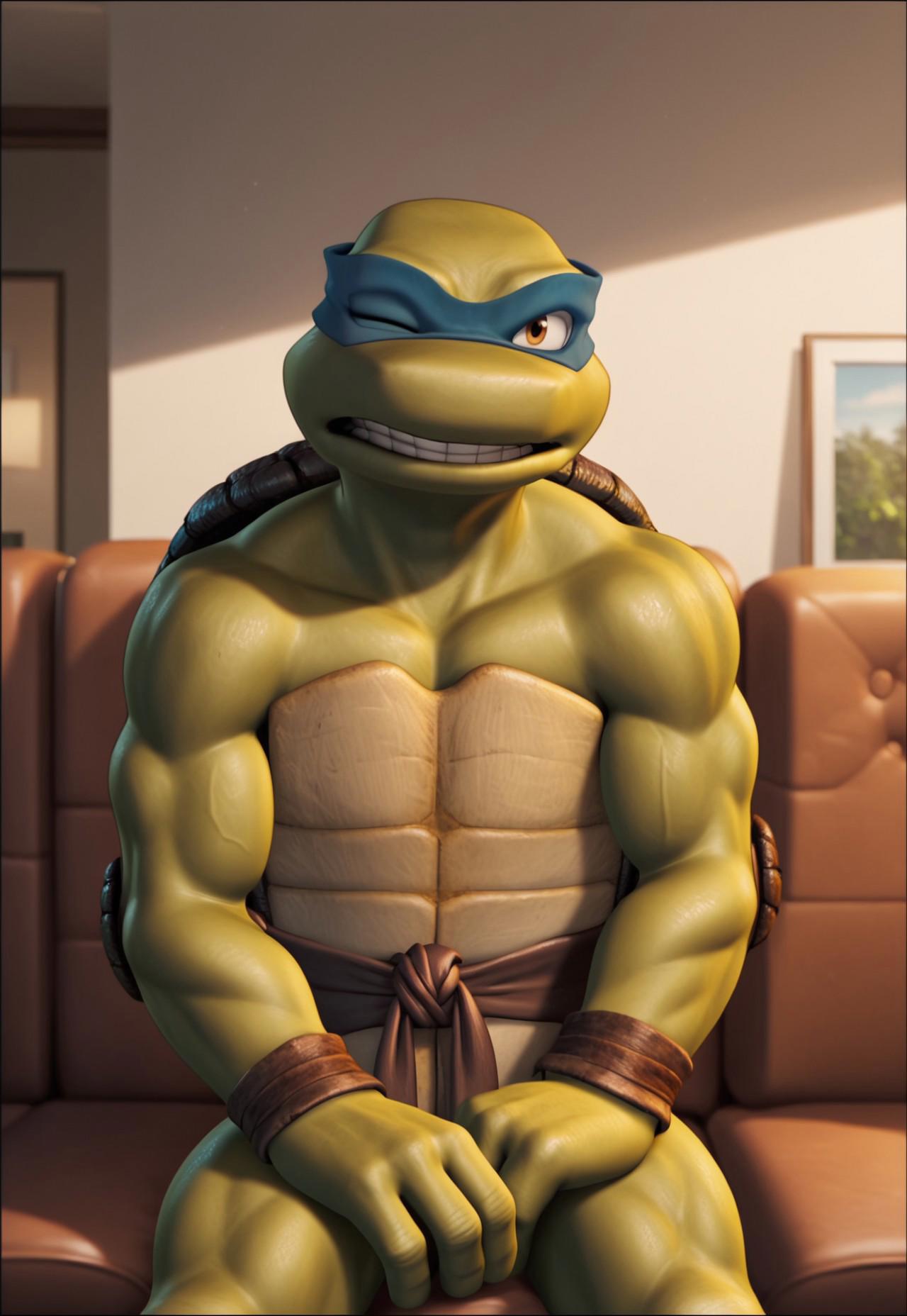 ai_generated leo leonardo leonardo_(tmnt) leonardo_(tmnt)_2007 nsfw teenage_mutant_ninja_turtles teenage_mutant_ninja_turtles_(2007) tmnt tmnt_(2007) yaoi