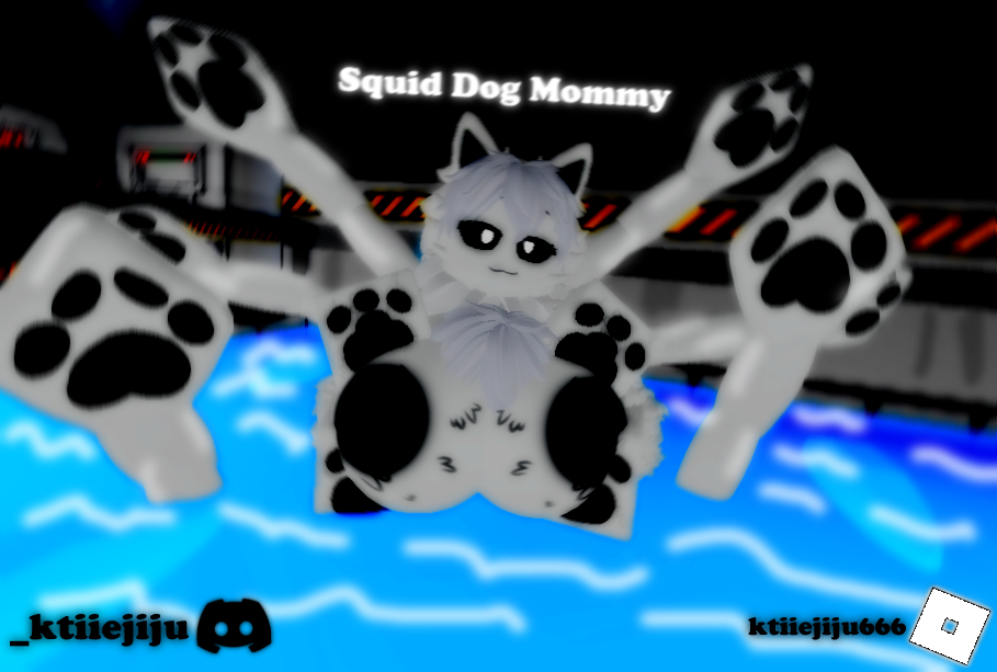 1girls 3d 4_arms big_breasts breasts changed_(video_game) female fur furry furry_female ktiiejiju_(artist) looking_at_viewer mommy presenting_breasts roblox robloxian self_upload smug_face squid_dog_(changed) tagme tentacles water white_body