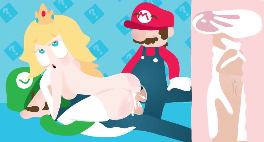 1girls 2boys ahe_gao ass blush breasts clothed_male_nude_female clothing creampie cum cum_in_pussy cum_in_uterus cum_inside double_penetration faceless_male female luigi male mario mario_(series) mmf_threesome multiple_boys nintendo nude penis princess_peach pussy super_mario_bros. threesome vaginal_penetration x-ray zabthekabbit