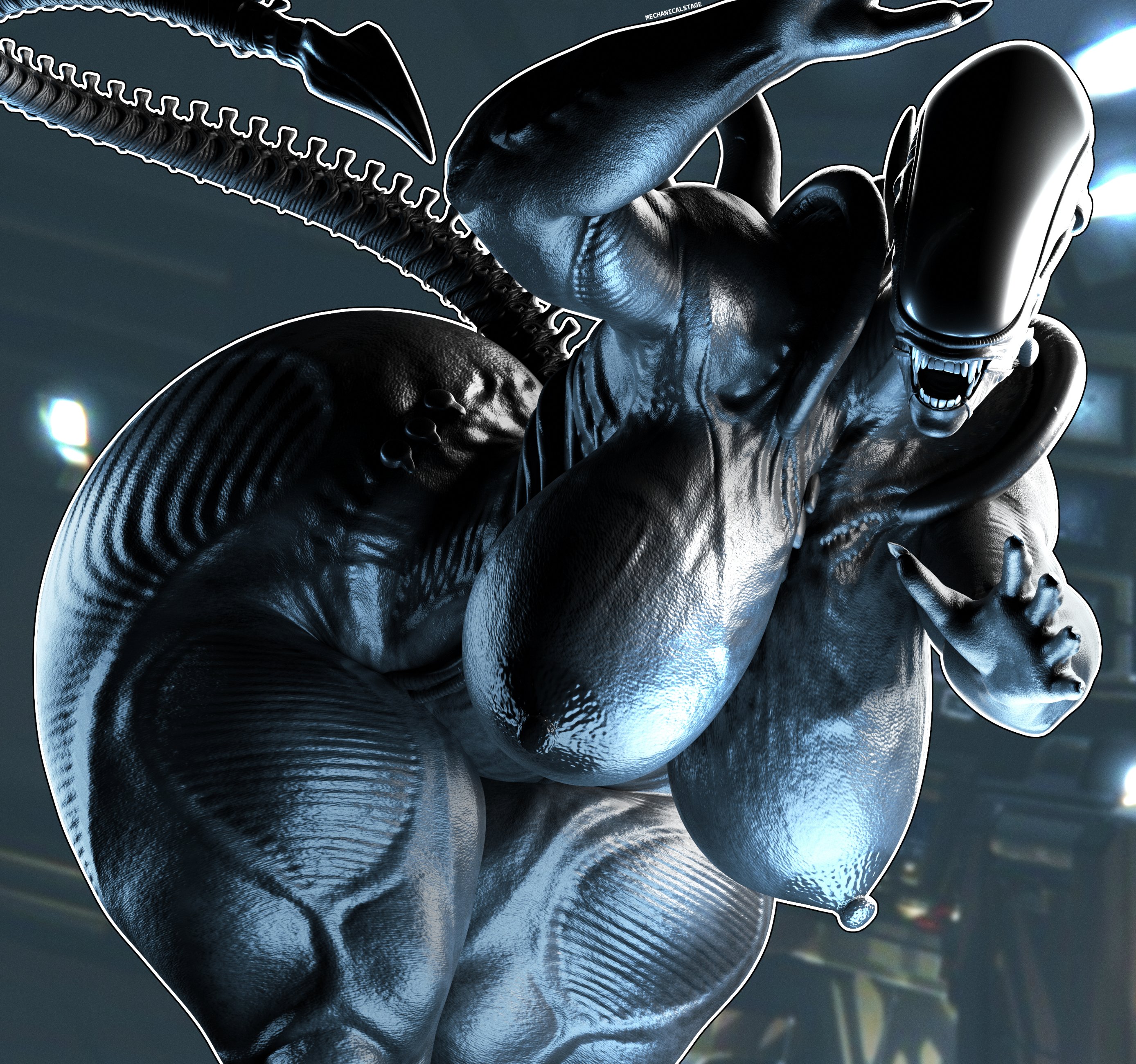 1girls, 20th century studios, 3d, 3d (artwork), alien, alien (franchise), alien girl, areola, areolae, areolas, ass, big areola, big areolae, big areolas, big ass, big breasts, big nipples, big thighs, breasts, breasts out, butt, chubby, chubby female, erect nipples, fat ass, fat butt, female, female only, female xenomorph, gigantic ass, gigantic breasts, gigantic thighs, ginormous ass, ginormous breasts, ginormous butt, huge areola, huge areolae, huge areolas, huge ass, huge breasts, huge butt, huge nipples, huge thighs, hyper, hyper ass, hyper breasts, hyper thighs, large ass, large breasts, large butt, large thighs, looking at viewer, massive ass, massive breasts, massive butt, mechanicalstage, mommy, monster, monster girl, nipples, nipples outside, scales, scalie, solo, solo female, solo feral, tagme, tail, thick thighs, thighs, xenomorph, xenomorph tail