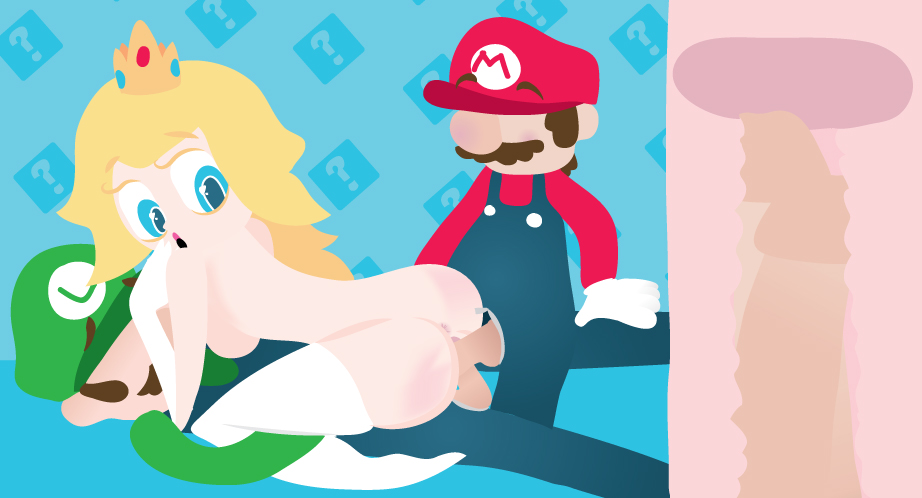 1girls 2boys ass blush breasts brothers clothed_male_nude_female clothing double_penetration faceless_male female incest luigi male mario mario_(series) mmf_threesome multiple_boys nintendo nude princess_peach sex super_mario_bros. threesome zabthekabbit