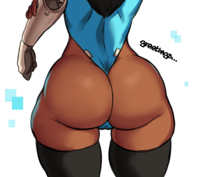 2d, ass, dark skin, dark-skinned female, female, female only, huge ass, jay-marvel, overwatch, symmetra, thick, thick thighs, voluptuous