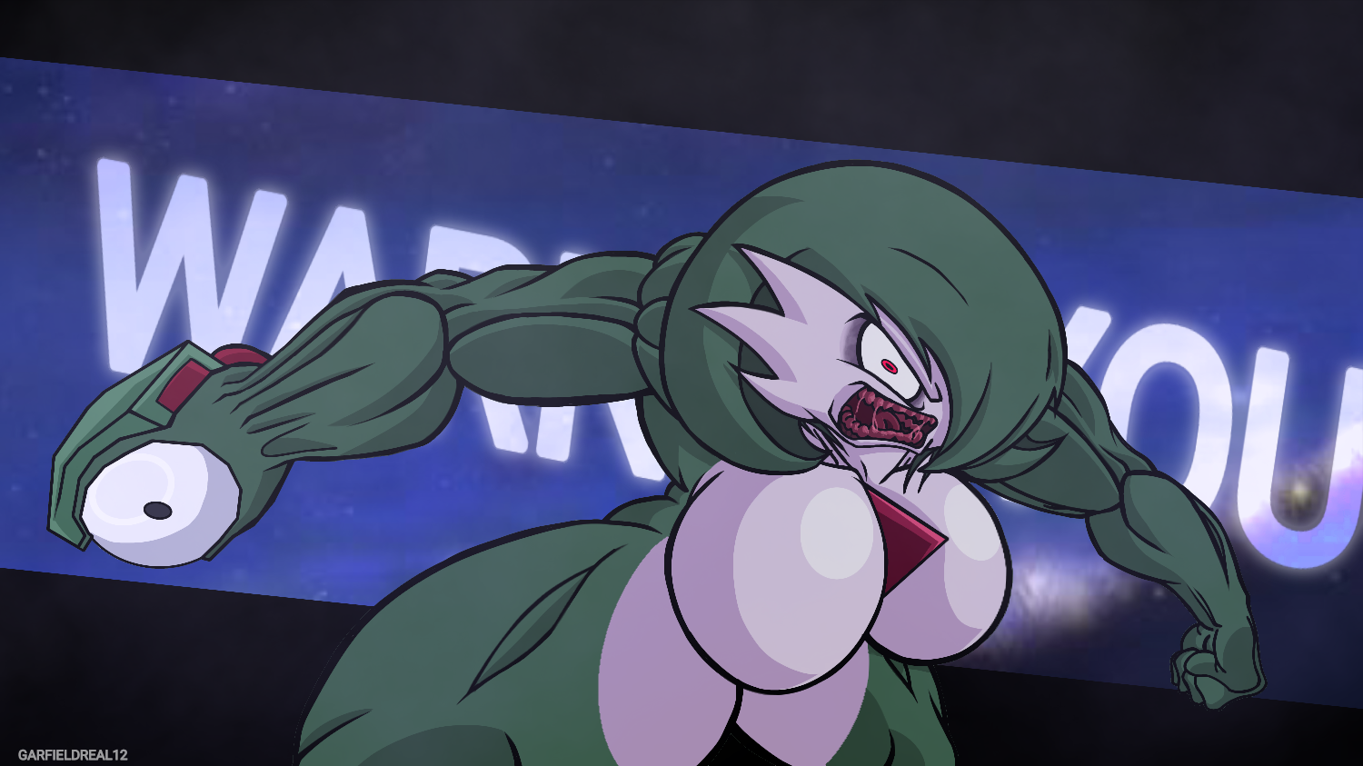 1girls, angry, angry eyes, angry face, annoyed, annoyed expression, annoyed female, anthro, anthro only, beat banger, big breasts, big thighs, disheveled, disheveled hair, female, female focus, female only, gardevoir, green body, green hair, green skin, jeffy's infinite irida, looking at viewer, meme, multicolored body, muscular, muscular anthro, muscular female, muscular legs, muscular thighs, naked, naked female, open mouth, pokemon, pokemon (species), red eyes, reference, reference to character, saw, shucks, shuckvoir, sml, sml movie: jeffys endless aethos!, solo, solo female, solo focus, tagme, thick thighs, tights, what the shucks, white body, white skinned