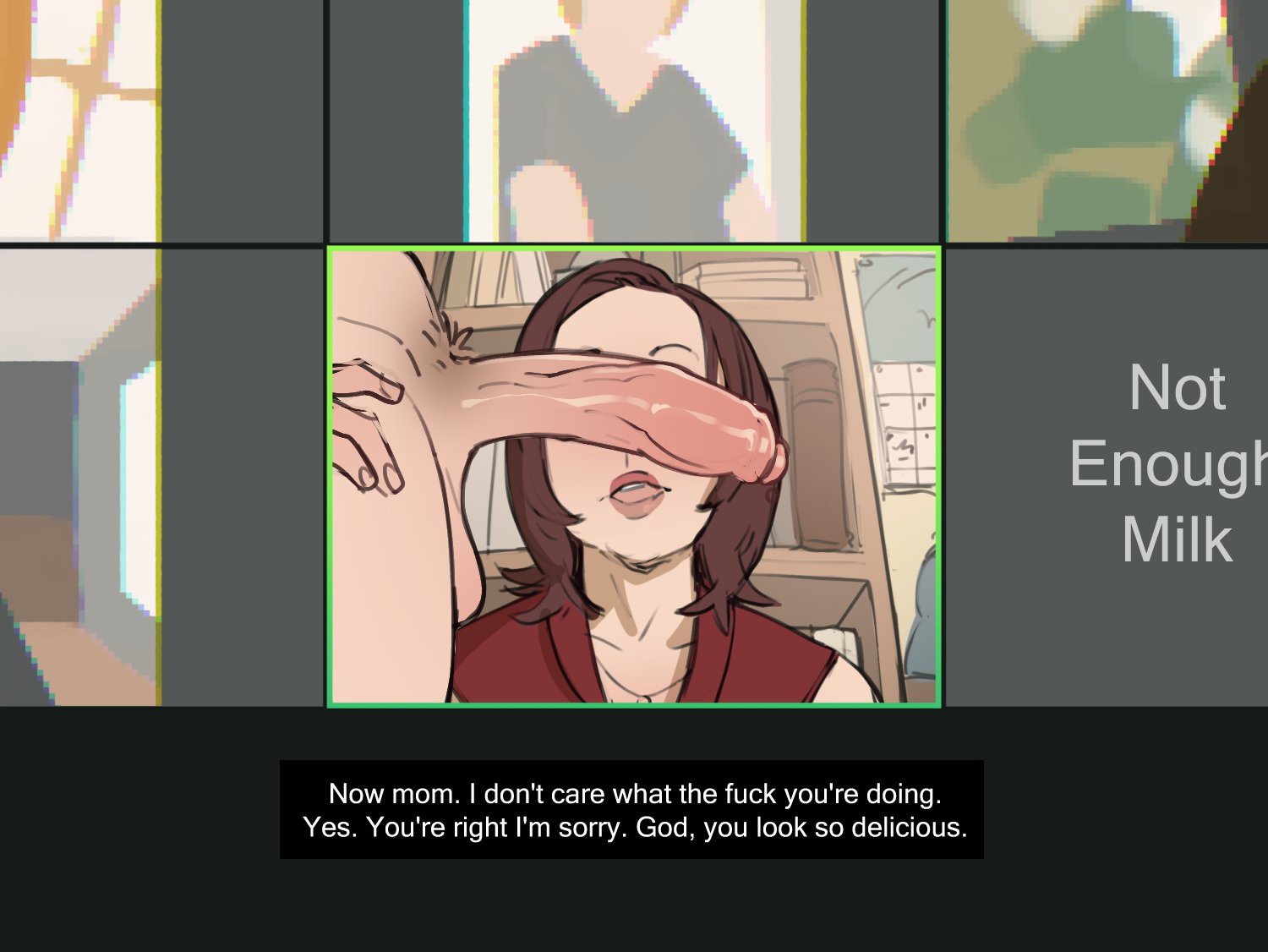 free use, incest, mommy, mother and son, not enough milk (artist), video call, video camera