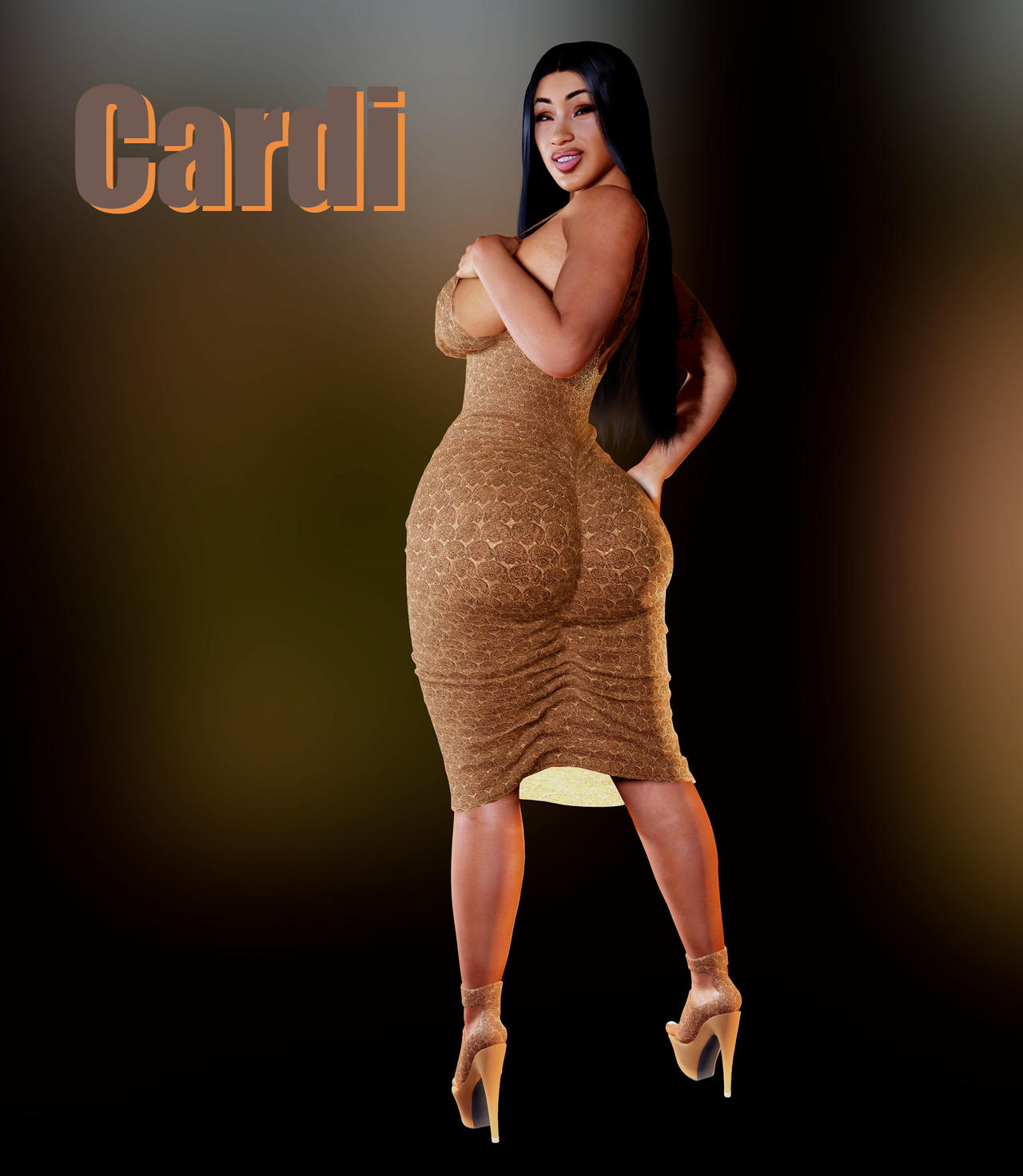 1girls, 3d, big ass, big breasts, big thighs, breasts, brown body, brown skin, brown-skinned female, bust, busty, cardi b, chest, curvaceous, curvy, curvy figure, dark skin, dark-skinned female, female, hips, hourglass figure, huge ass, huge breasts, huge thighs, large ass, large breasts, large thighs, legs, mature, mature female, poli5, rapper, real person, slim waist, thick, thick hips, thick legs, thick thighs, thighs, voluptuous, waist, wide hips