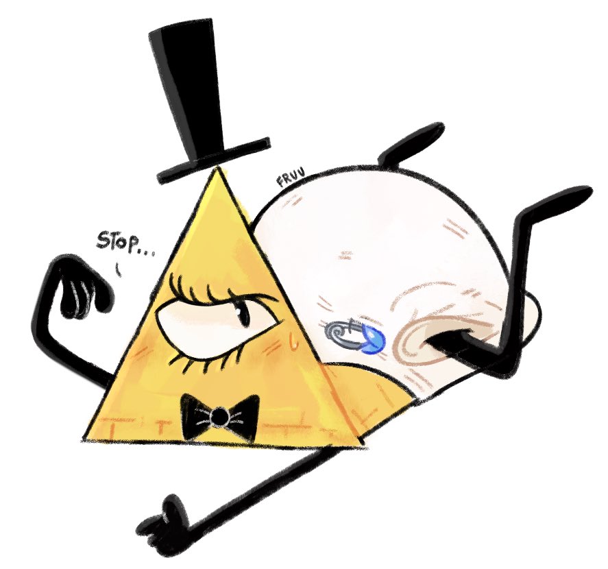 abdl annoyed bill_cipher blush cloth_diaper diaper gravity_falls laying_on_ground laying_on_stomach safety_pin solo_male speech_bubble top_hat triangle